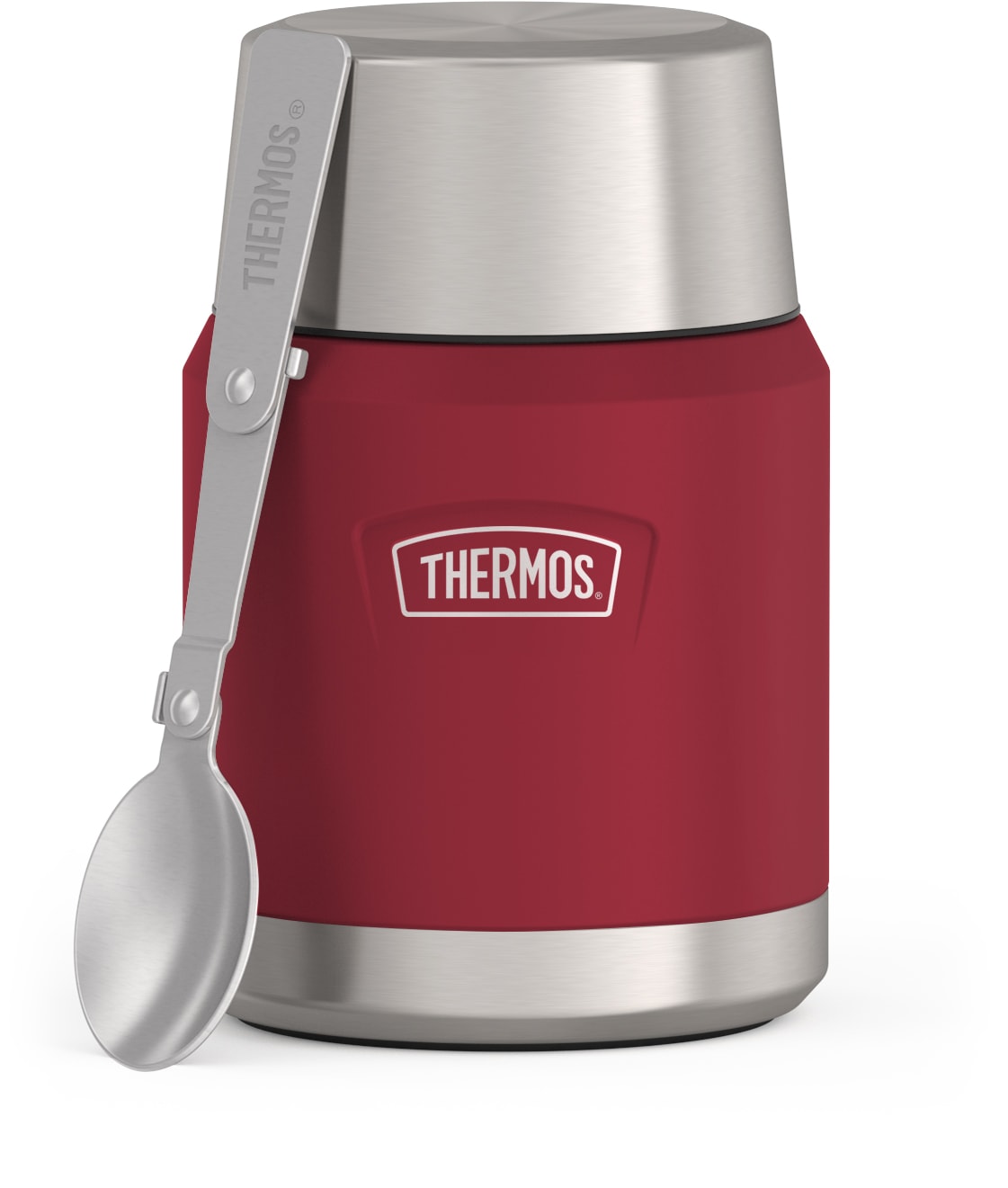 THERMOS Thermobehälter »ICON FOOD JAR, Thermobehälter für Essen, spülmaschinenfest« 1 Stk. tlg. 0,47l, 10h heiß & 24h kalt, dicht & auslaufsicher, mit Löffel