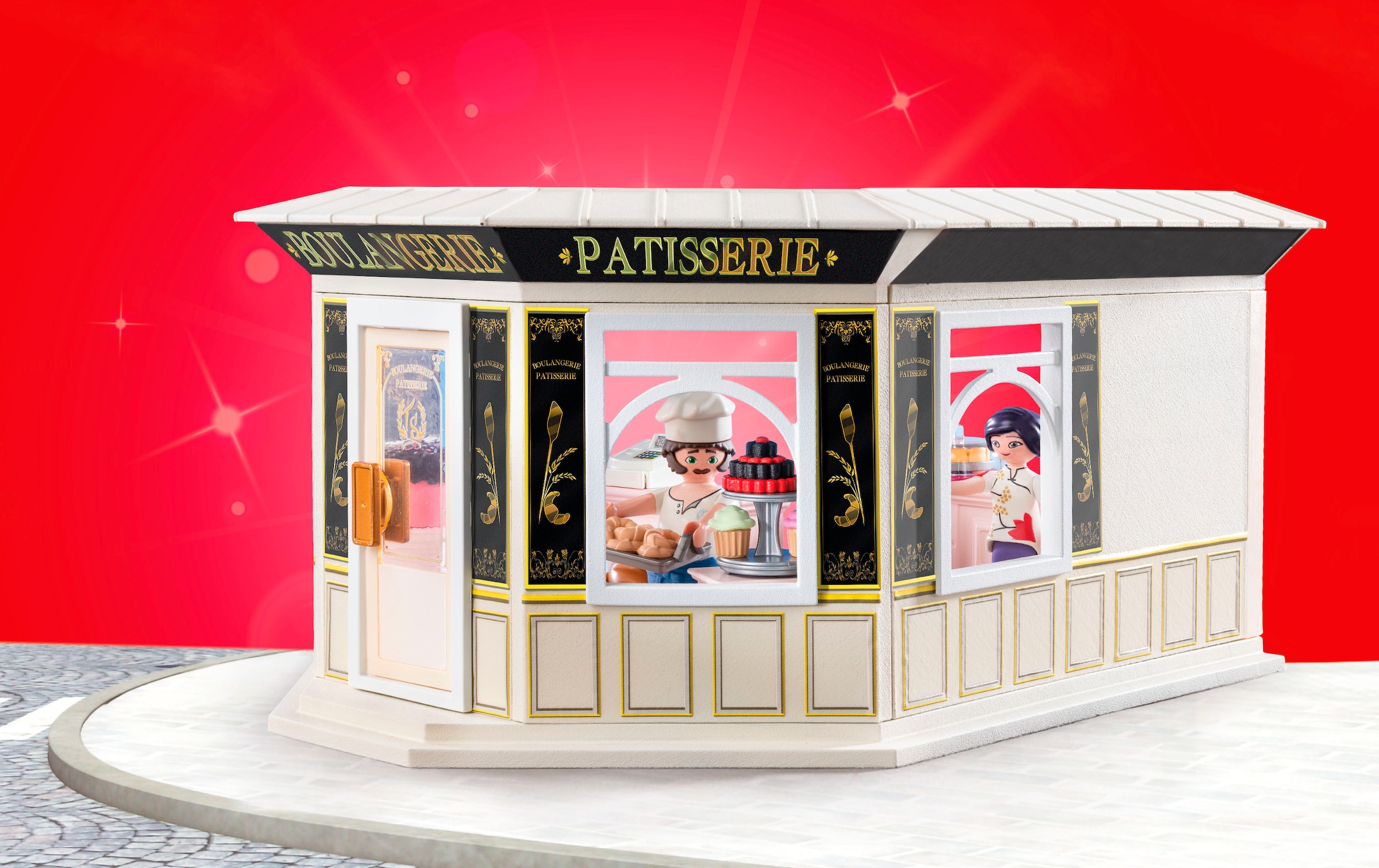 Playmobil® Konstruktions-Spielset »Miraculous: Französische Bäckerei (71863)«, (93 St.), Made in Europe