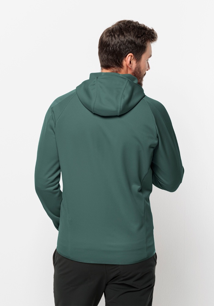 Jack Wolfskin Fleecejacke »ALPGRAT HOODED FZ M«, mit Kapuze