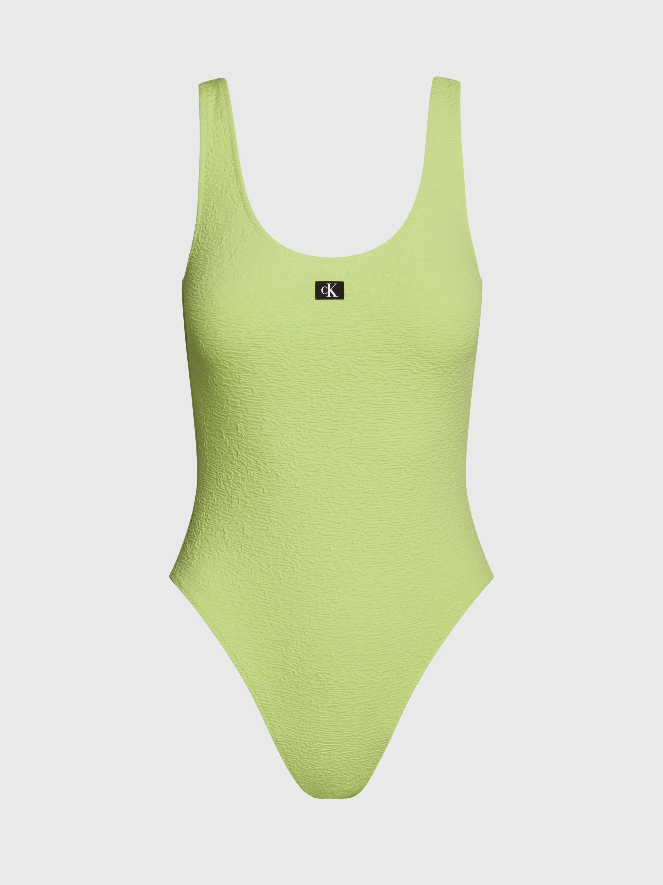 Calvin Klein Swimwear Badeanzug »OPEN BACK ONE PIECE«, (Set, 2 St., Badeanzug+Haarband), Badeanzug & Haarband