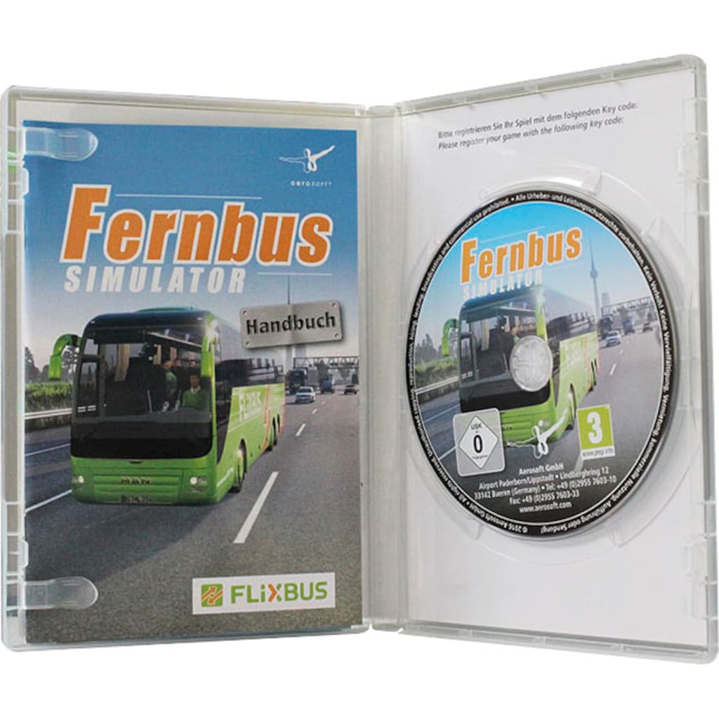 aerosoft Spielesoftware »Der Fernbus Simulator«, PC