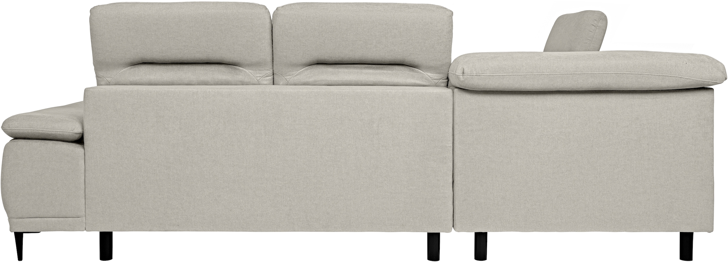 WERK2 Ecksofa »Focus-L, elektrisch erweiterbare Sitztiefe um ca. 30 cm, L-Form« Komfort nach Maß: Ausziehbare Sitztiefe, verstellbare Kopfteile & Füße
