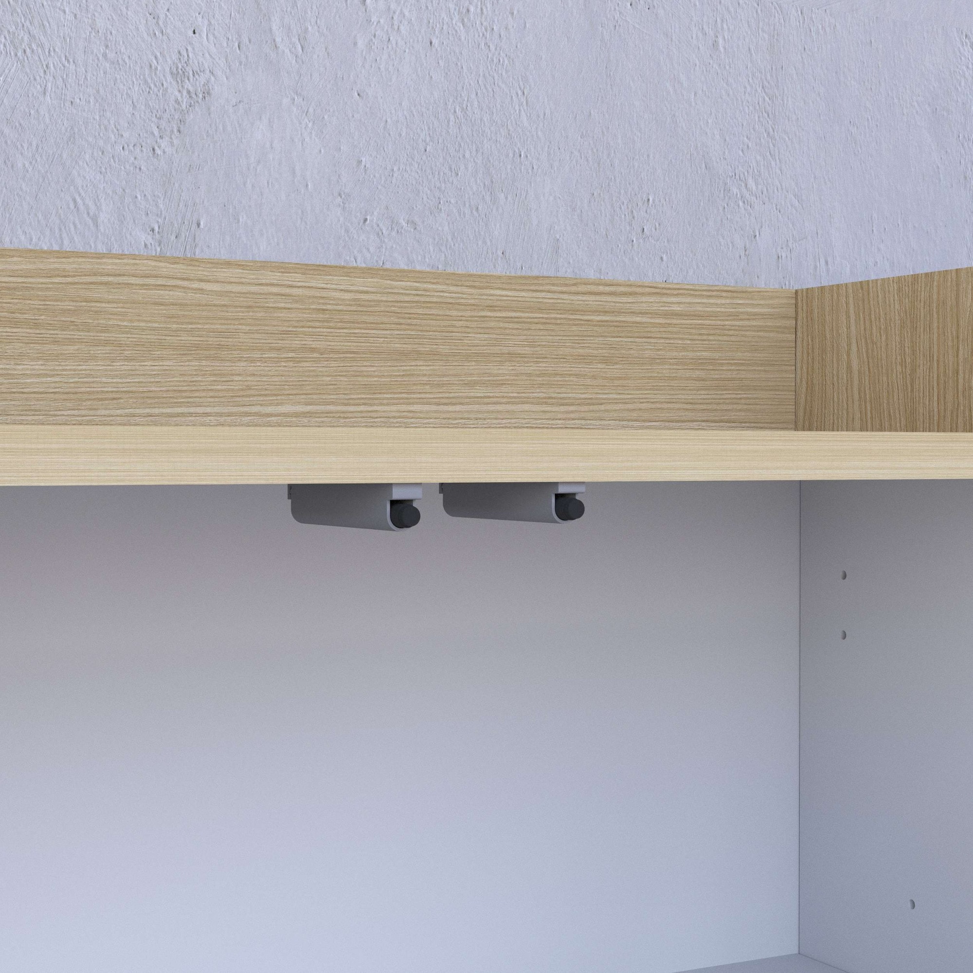 OTTO home Sideboard »BOLSENA, Kommode, Schrank,Lowboard mit 8 Fächer und offenes Ablagefach« 1 Stk. tlg. stehend/hängend montierbar, Made in Italy, B/T/H: 200 × 35 × 71,2 cm