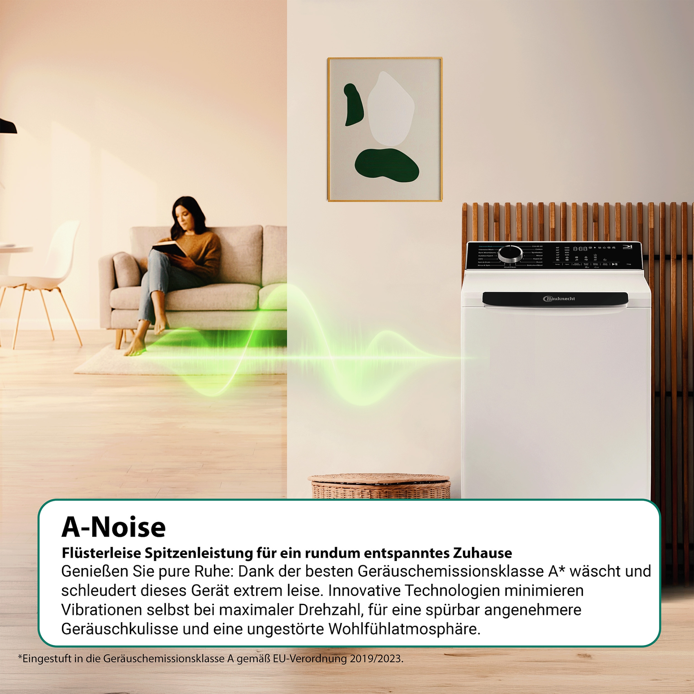 BAUKNECHT Waschmaschine Toplader »TBK 61A BWD SILENCE« 6 kg 1200 U/min HomeWhiz – smarte Vernetzung für mehr Komfort