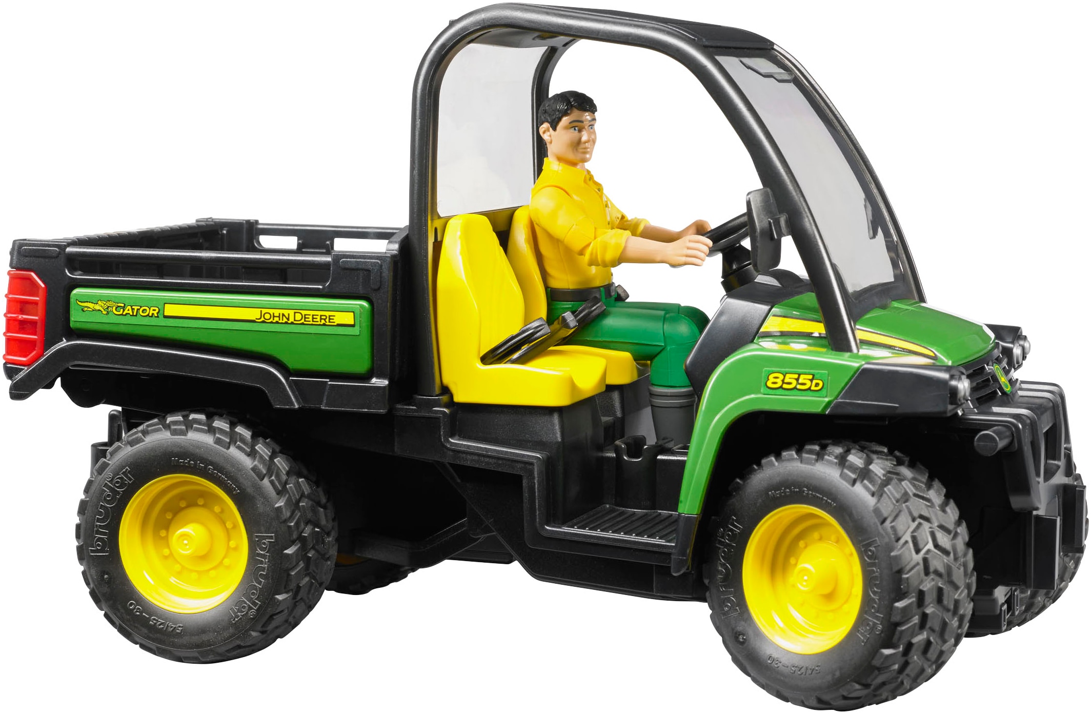 Bruder® Spielzeug-Auto »John Deere Gator XUV 855D mit Fahrer (02490)« Made in Europe
