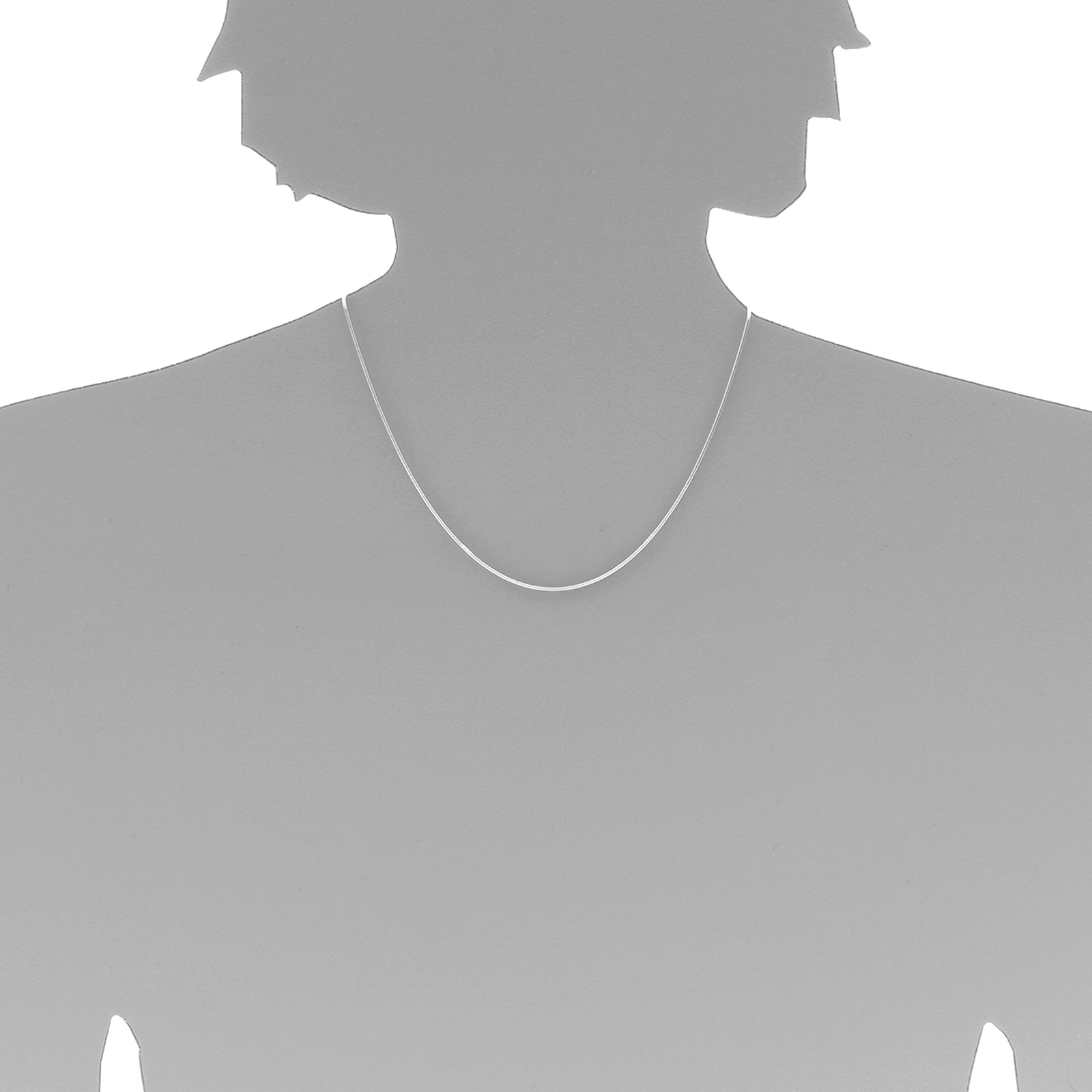 OSTSEE-SCHMUCK Silberkette »Ostsee-Schmuck Kette Schlange 1,0 mm Kette Schlange 1,0 mm«, (1 tlg.)