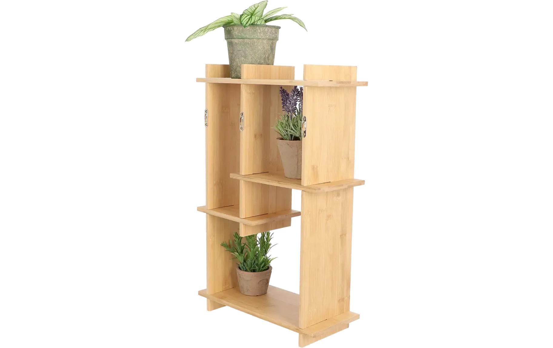 esschert design Blumenständer »Vertikal M Bambus 35 x 15 x 55 cm« Indoor