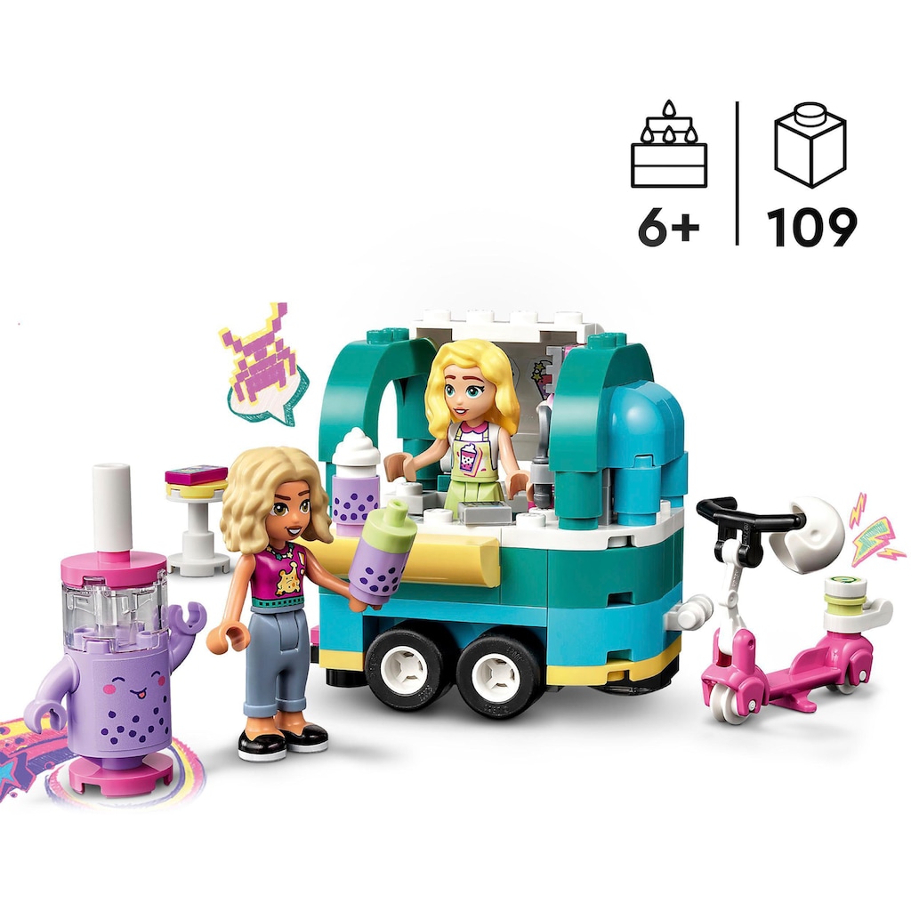 LEGO® Konstruktionsspielsteine »Bubble-Tea-Mobil (41733), LEGO® Friends«, (109 St.)