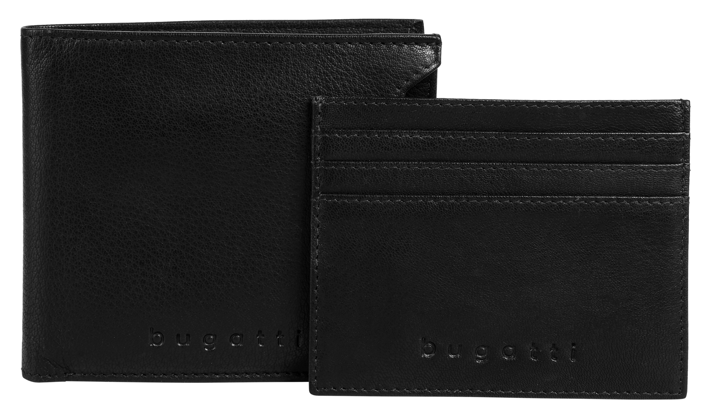 BUGATTI Geldbörse »CLIFF« echt Leder schwarz