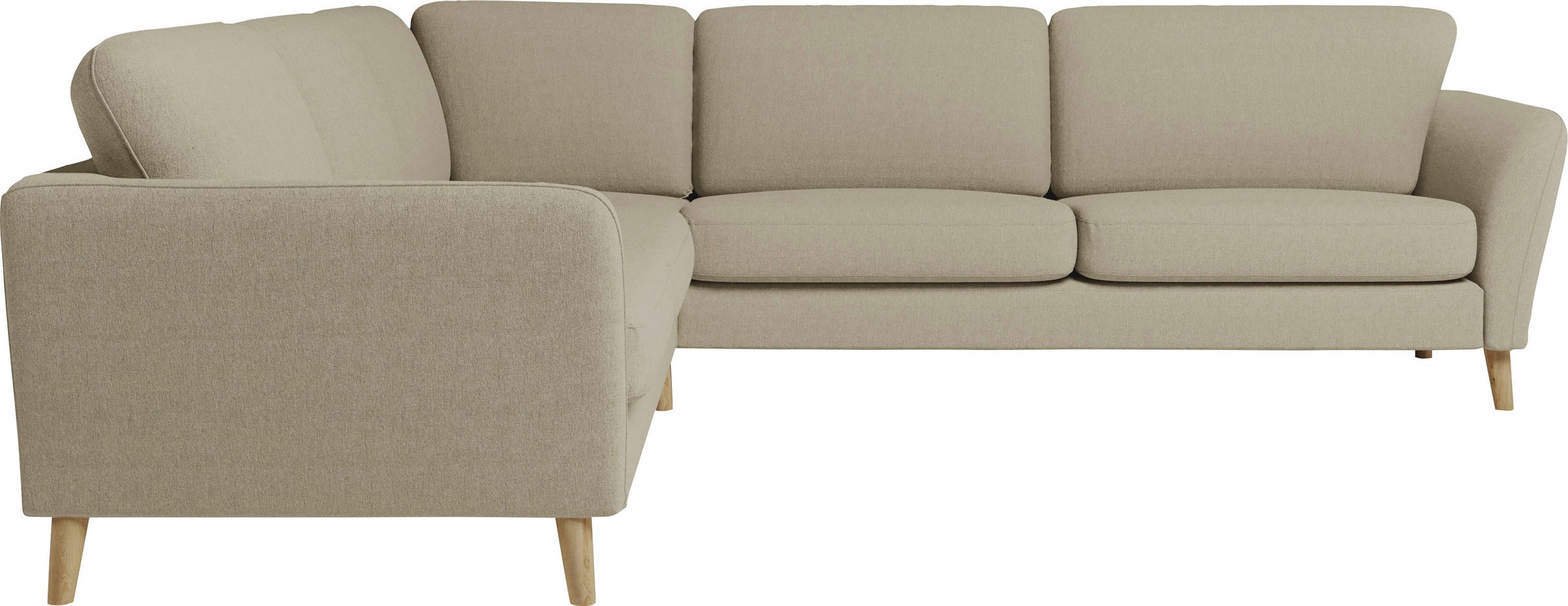 Home affaire Ecksofa »MARSEILLE 278/278 cm, L-Form, Webstoff, Flachgewebe, günstig online kaufen