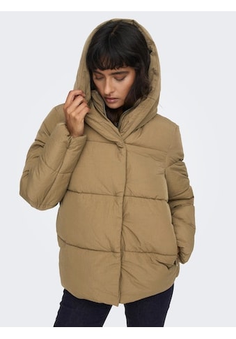 Steppjacke »ONLNEWSYDNEY SARA PUFFER JACKET CC OTW«, mit Kapuze