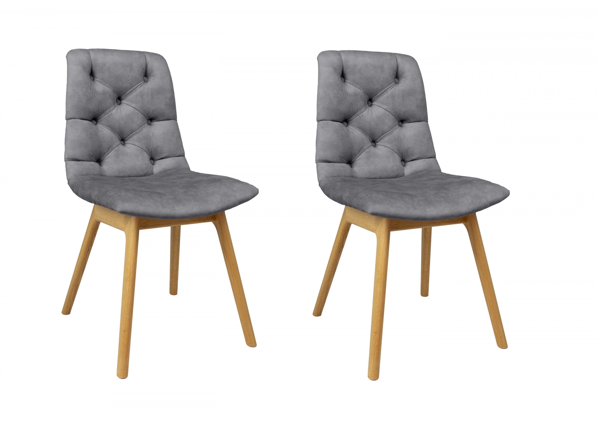 andas 4-Fußstuhl »Ramon« (Set) 2 Stk.mit Massivholzbeinen, verschiedene Sto günstig online kaufen