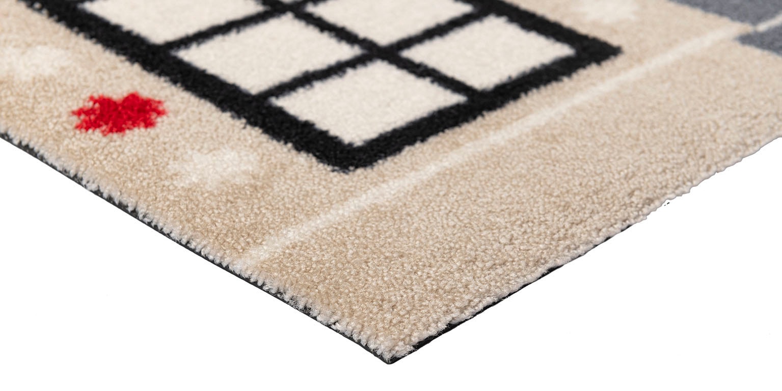 wash+dry by Kleen-Tex Fußmatte »Cozy Cabin«, rechteckig, 9 mm Höhe