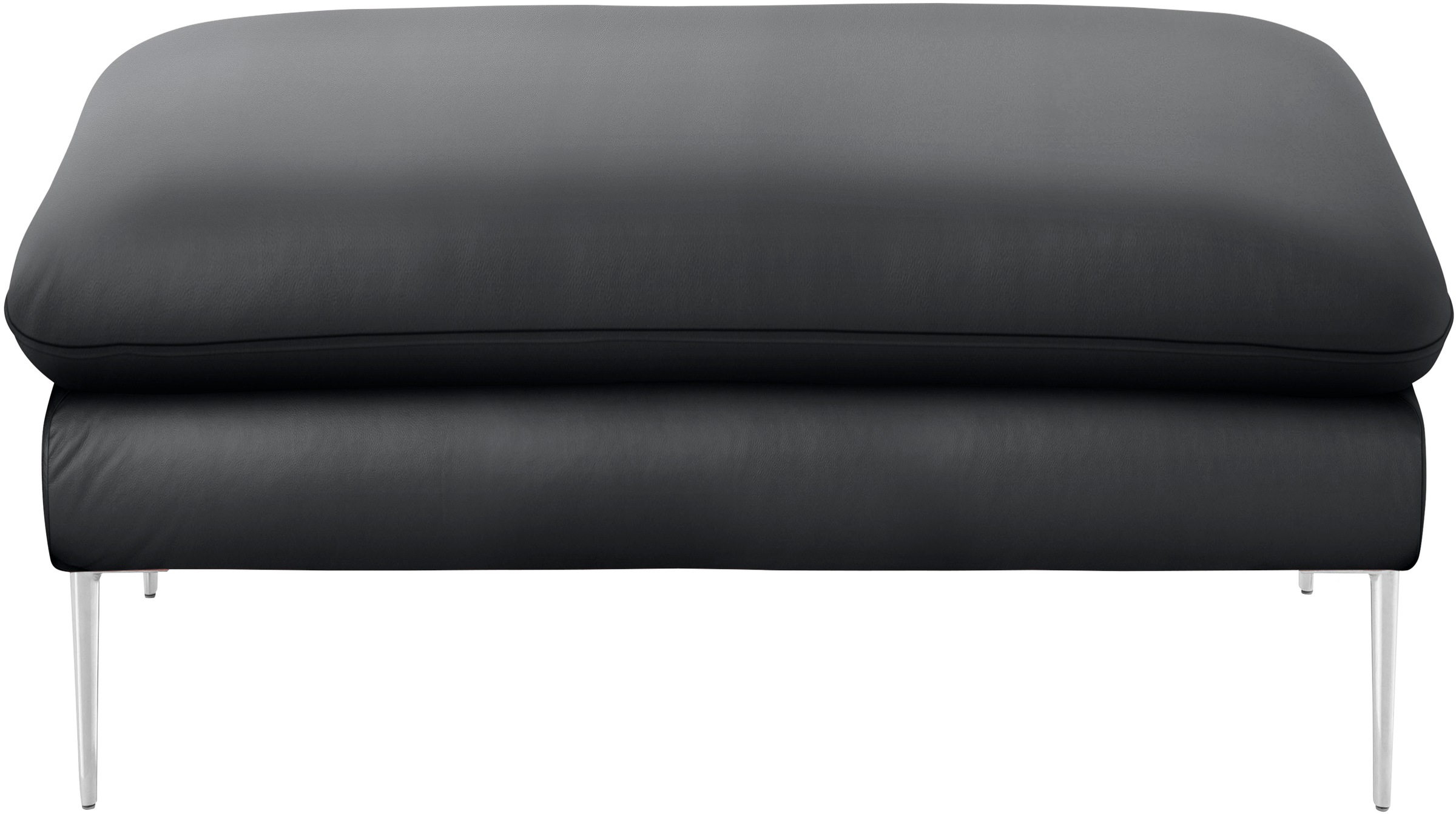 W.SCHILLIG Hocker »enjoy&MORE«, Füße Chrom glänzend, Breite 106 cm