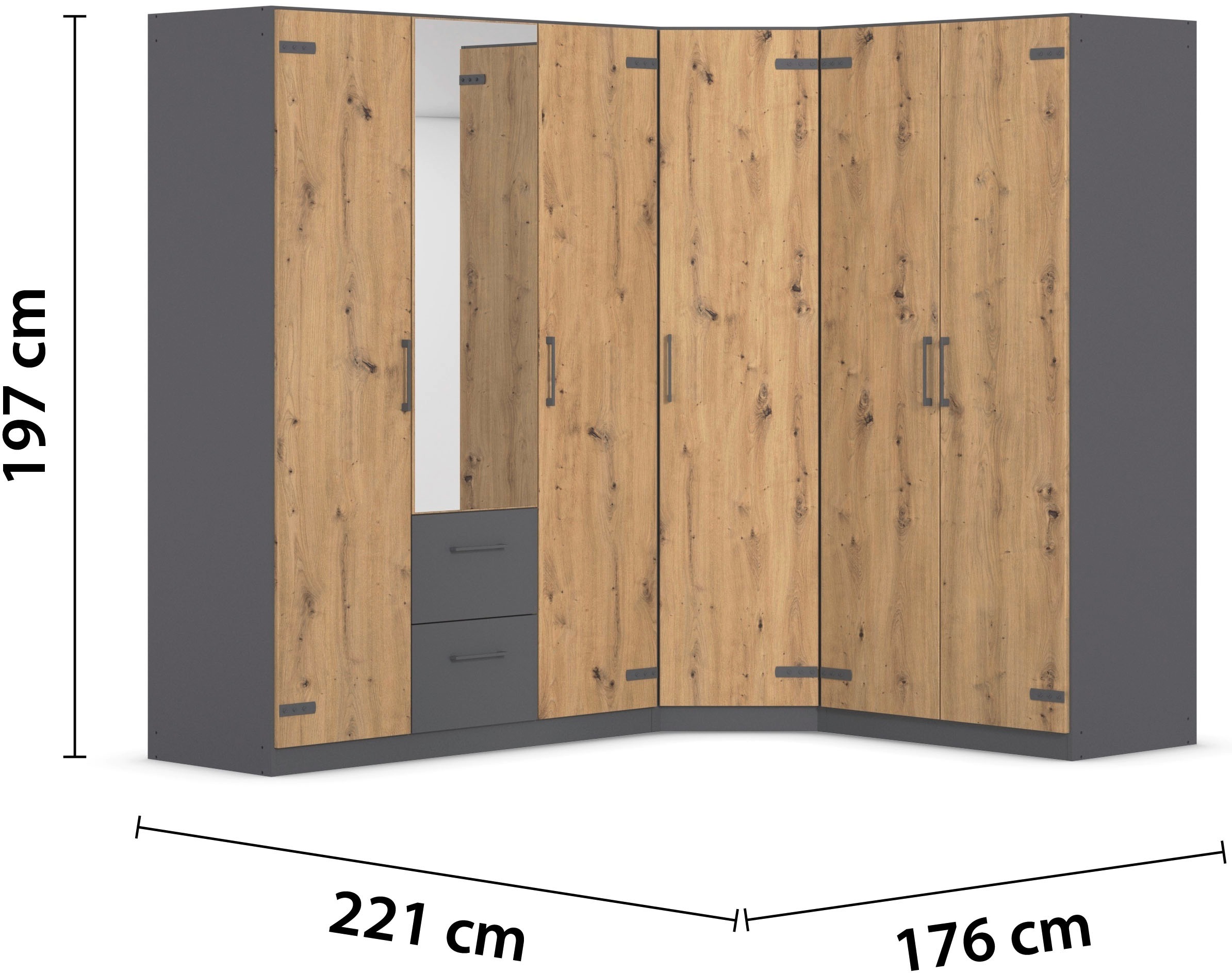 rauch Schrank-Set »Holmes« Set, 