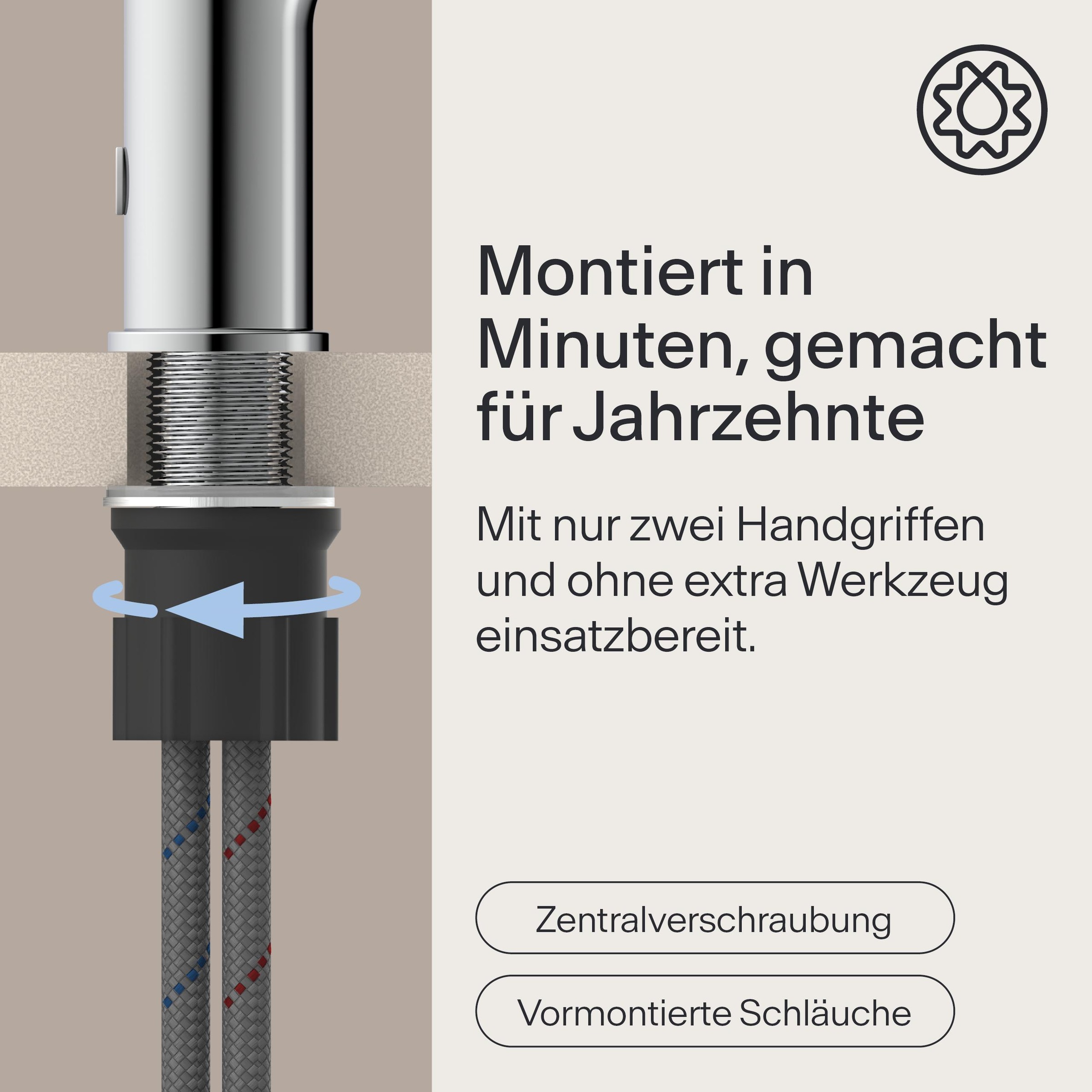 WASSERWERK Waschtischarmatur »WT 13«