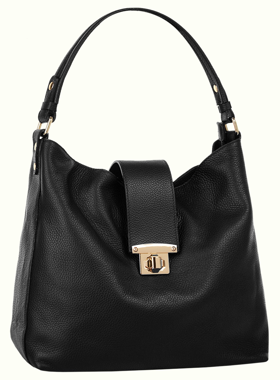 Samantha Look Shopper, echt Leder, Made in Italy