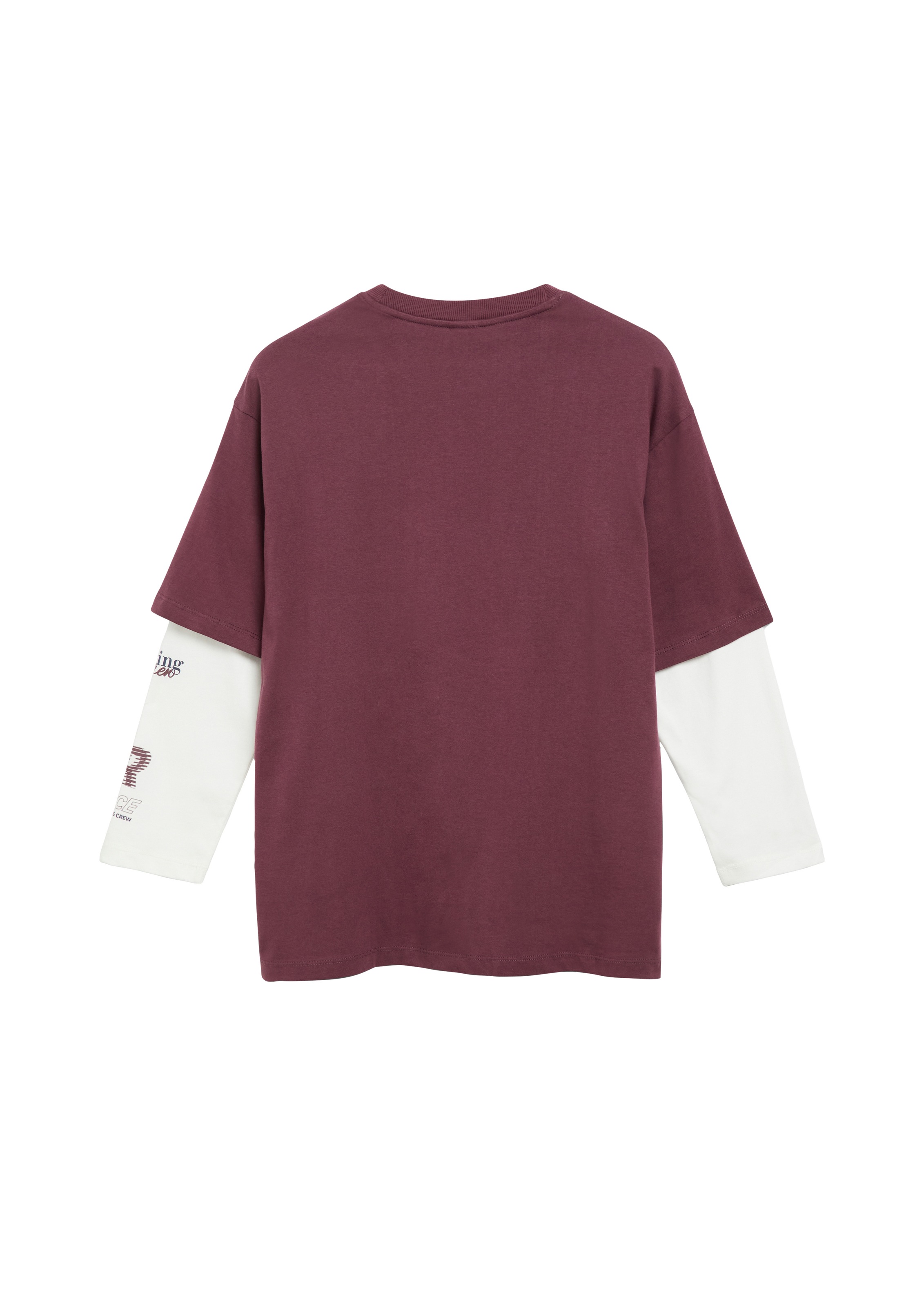 s.Oliver Junior Oversize-Shirt Oversize-Form im 2in1-Look