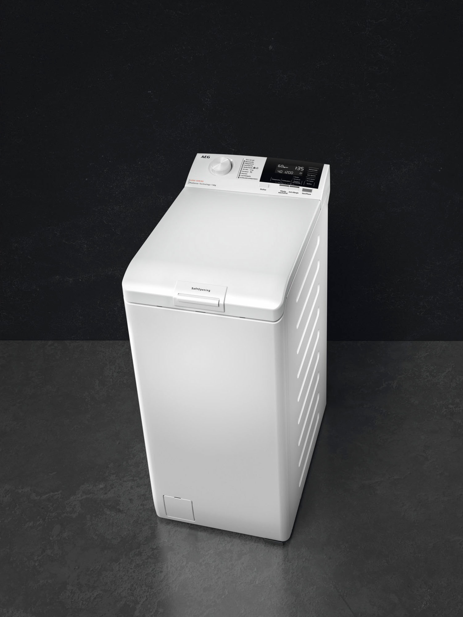 AEG Waschmaschine Toplader »LTR6C360TL«, LTR6C360TL 913143648, 6 kg, 1300 U/min, ProSense® Mengenautomatik​ - spart bis 40% Zeit, Wasser und Energie
