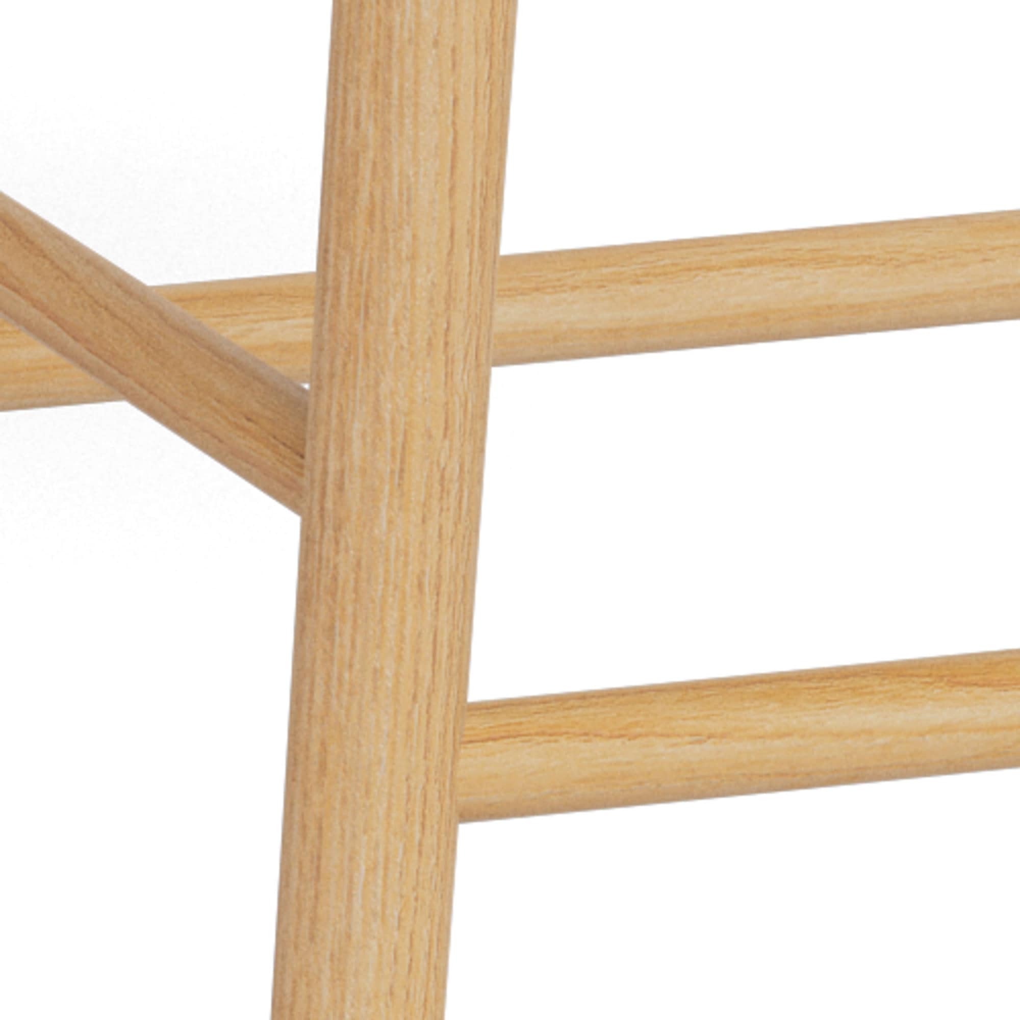 ACTONA GROUP Barhocker »Sophia - Bequemer Barstuhl aus Eiche mit Fußstütze & Rückenlehne« Set, 2 Stk. tlg. Skandinavisches Design, Sitz aus Stoff, für Küche & Essbereich