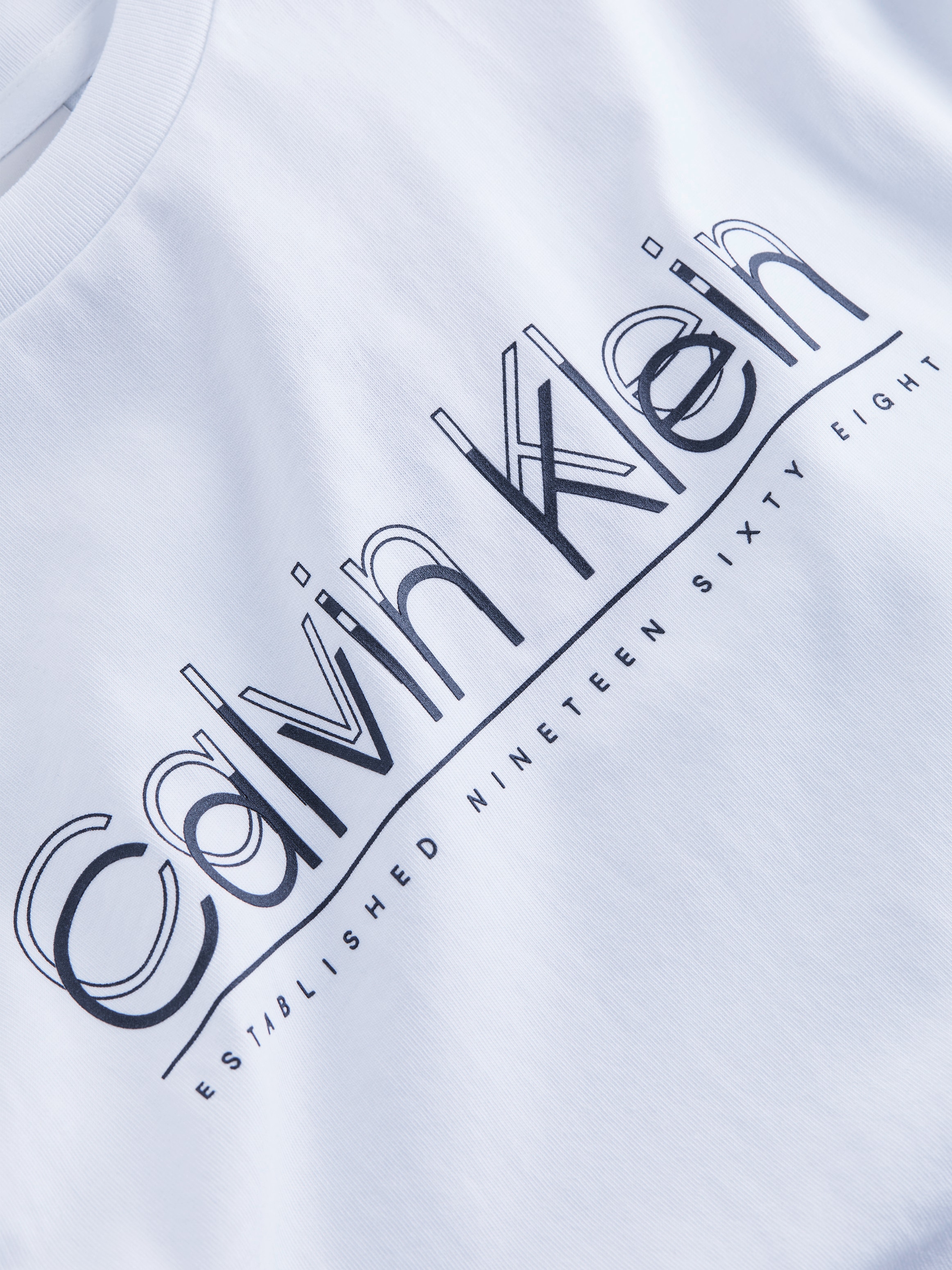 Calvin Klein T-Shirt »CP-DOUBLE LOGO T-SHIRT«, mit großem Logoschriftzug