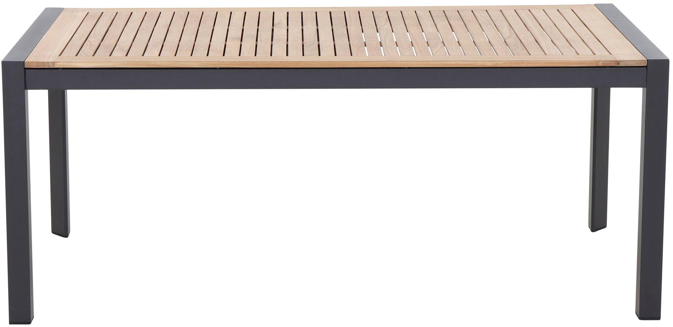 Siena Garden Garten-Essgruppe »Savona / Zurigo«, (Set, 10 tlg.), best. aus 4 Sesseln, 4 Auflagen, 1 Liege und 1 Tisch