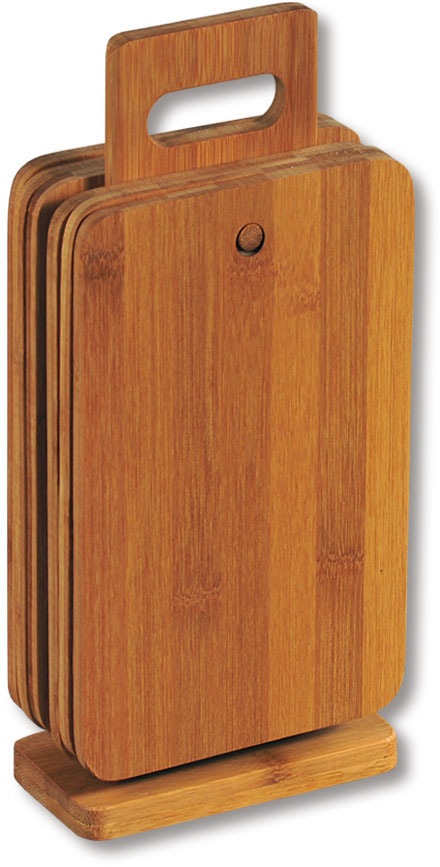 Frühstücksbrett, (Set, 6 St.), inkl. Ständer