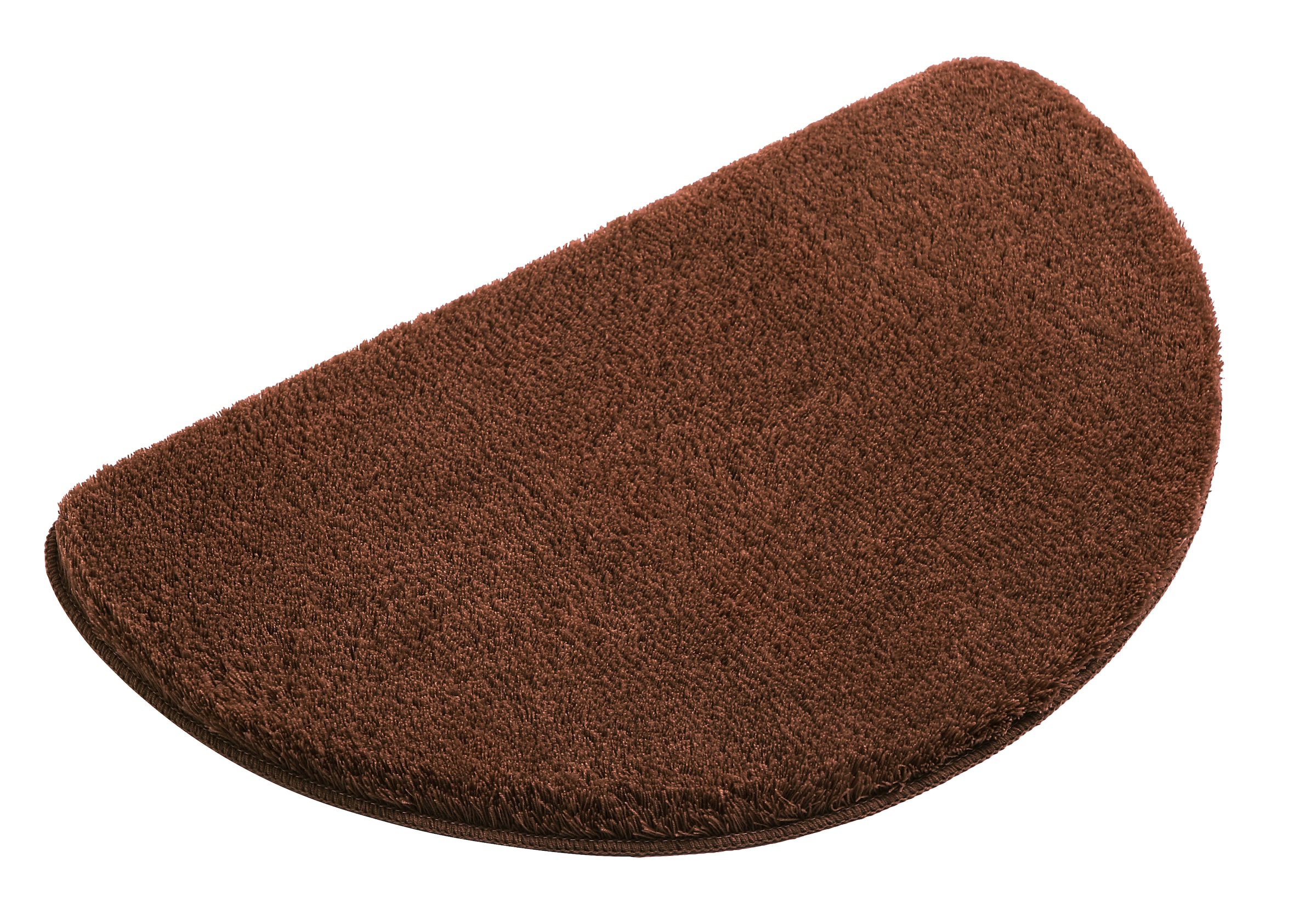 my home Badematte »Merida, Badvorleger, Badezimmer Teppich«, rutschhemmend beschichtet, fußbodenheizungsgeeignet-schnell trocknend-strapazierfähig, Badteppich, Uni Farben, rechteckig, rund & als 2-tlg. Set erhältlich