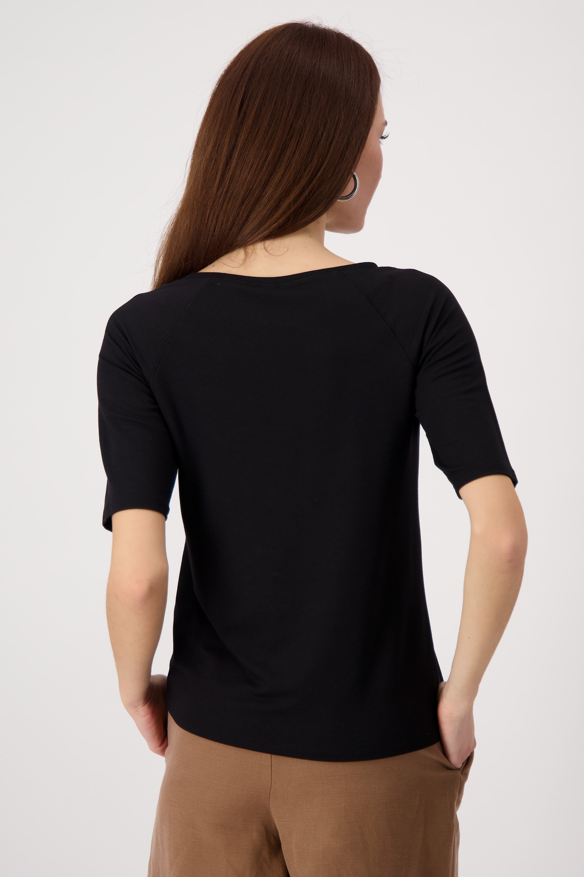 Monari T-Shirt »Shirt Buenos«, Mit Rundhalsausschnitt