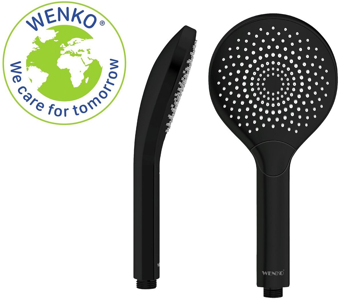 WENKO Handbrause »Watersaving« wassersparender Duschkopf, 3 Strahlarten, Ø 12 cm