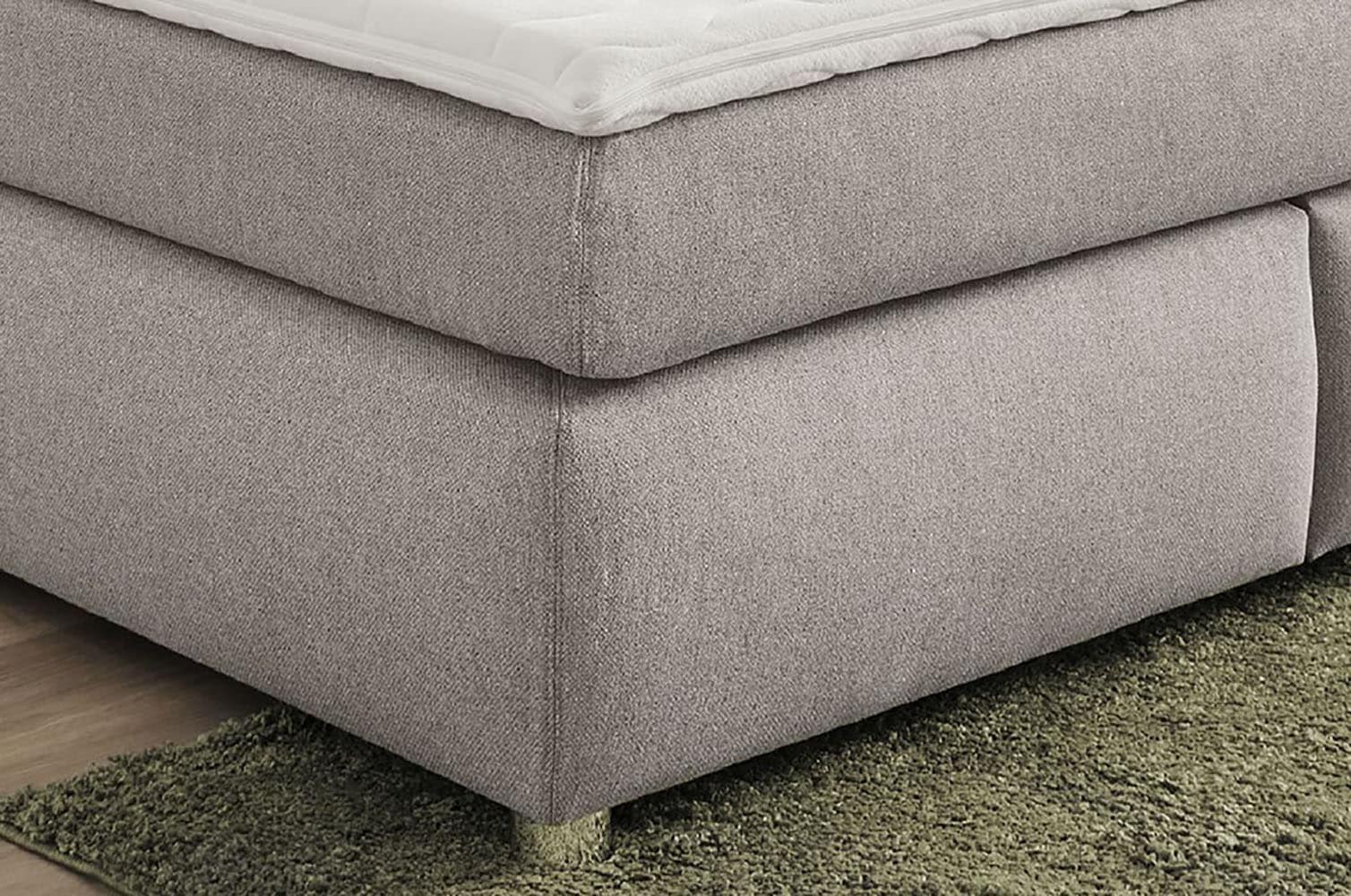 Jockenhöfer Gruppe Boxspringbett »"Carla", OTTOs Choice! Topseller, wahlweise mit oder ohne Bettkasten«, inkl. 4 Kissen, erhältlich in den Breiten 160 & 180cm