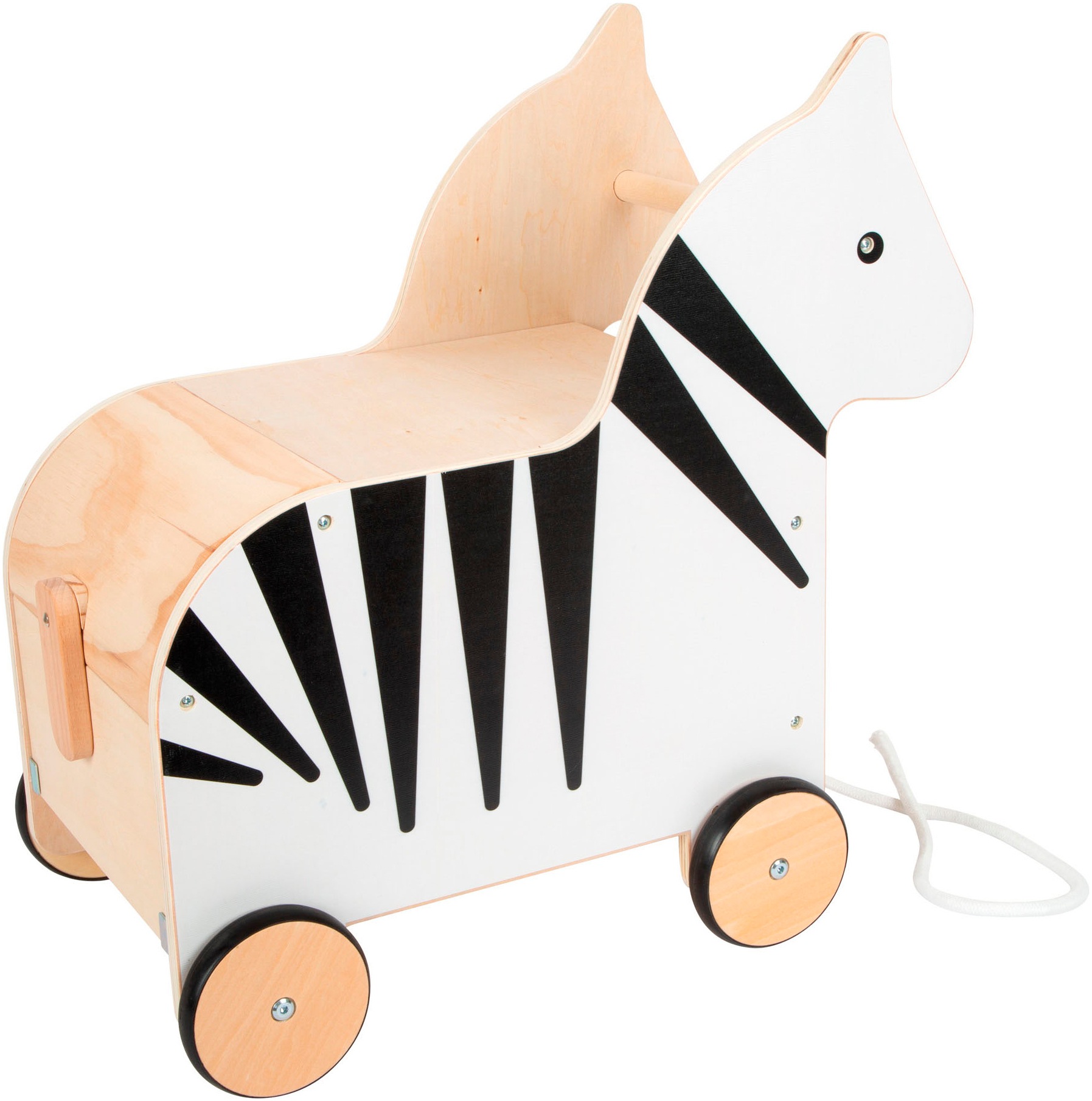Small Foot Spielzeugtruhe »Wildlife Zebra«, mit Rollen