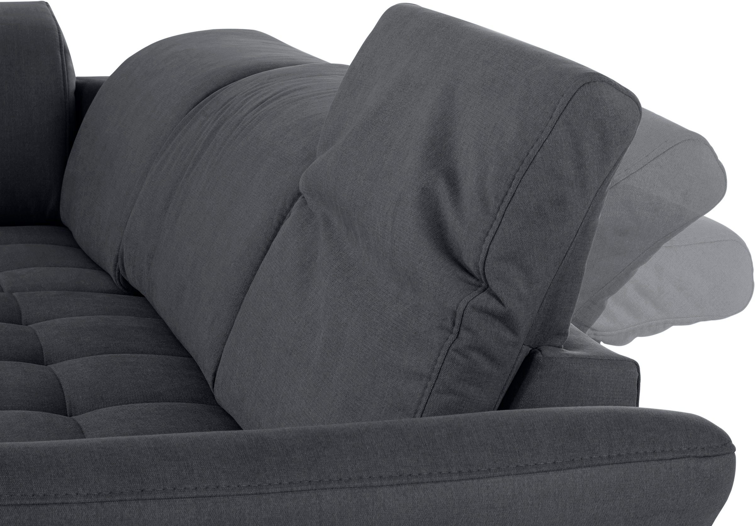 INOSIGN Ecksofa »Fresh L-Form«, Federkern, wahlweise Kopfteilverstellung und motorischer Vorziehsitz