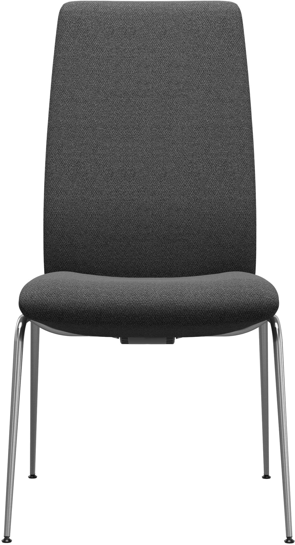 Stressless® Polsterstuhl »Laurel«, ROHLEDER Stoff Q2 FARON, High Back, Größe L, mit Beinen aus Stahl in Chrom matt