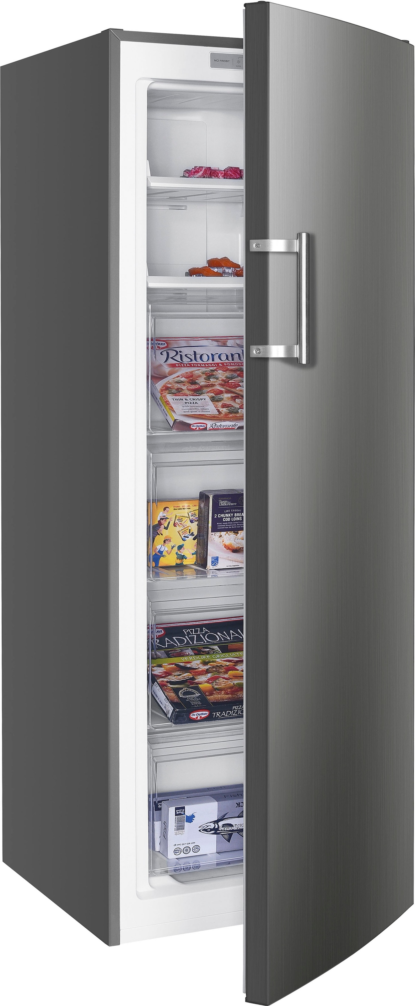 Hanseatic Gefrierschrank »HGS17154DNFI«, 170,5 cm hoch, 54 cm breit, NoFros günstig online kaufen