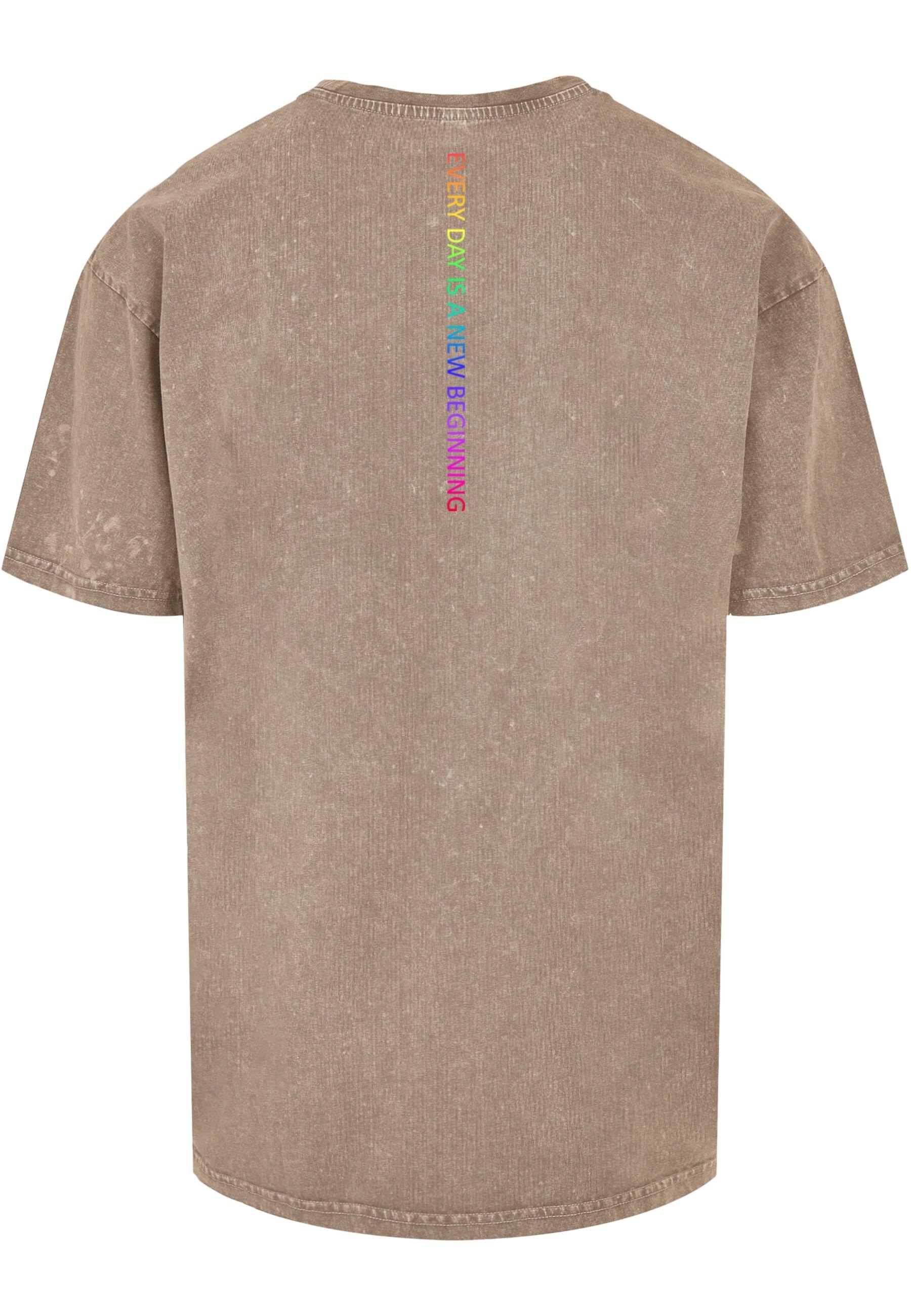 Merchcode T-Shirt »Merchcode Herren Hope Rainbow Acid Washed Heavy Oversized Tee« 1 Stk.