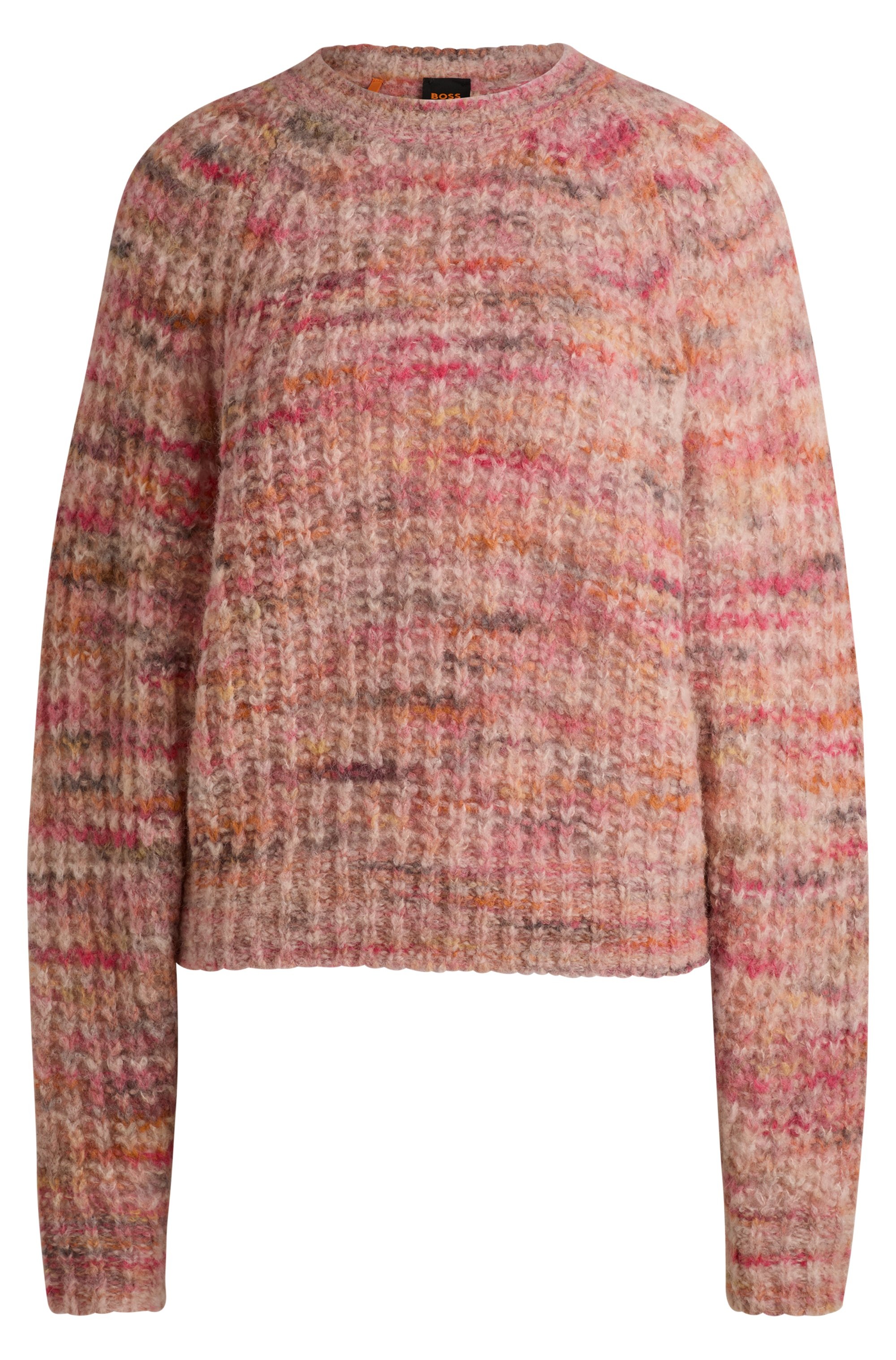 BOSS ORANGE Strickpullover »Fiambella Premium Damenmode«, mit Rundhalsausschnitt