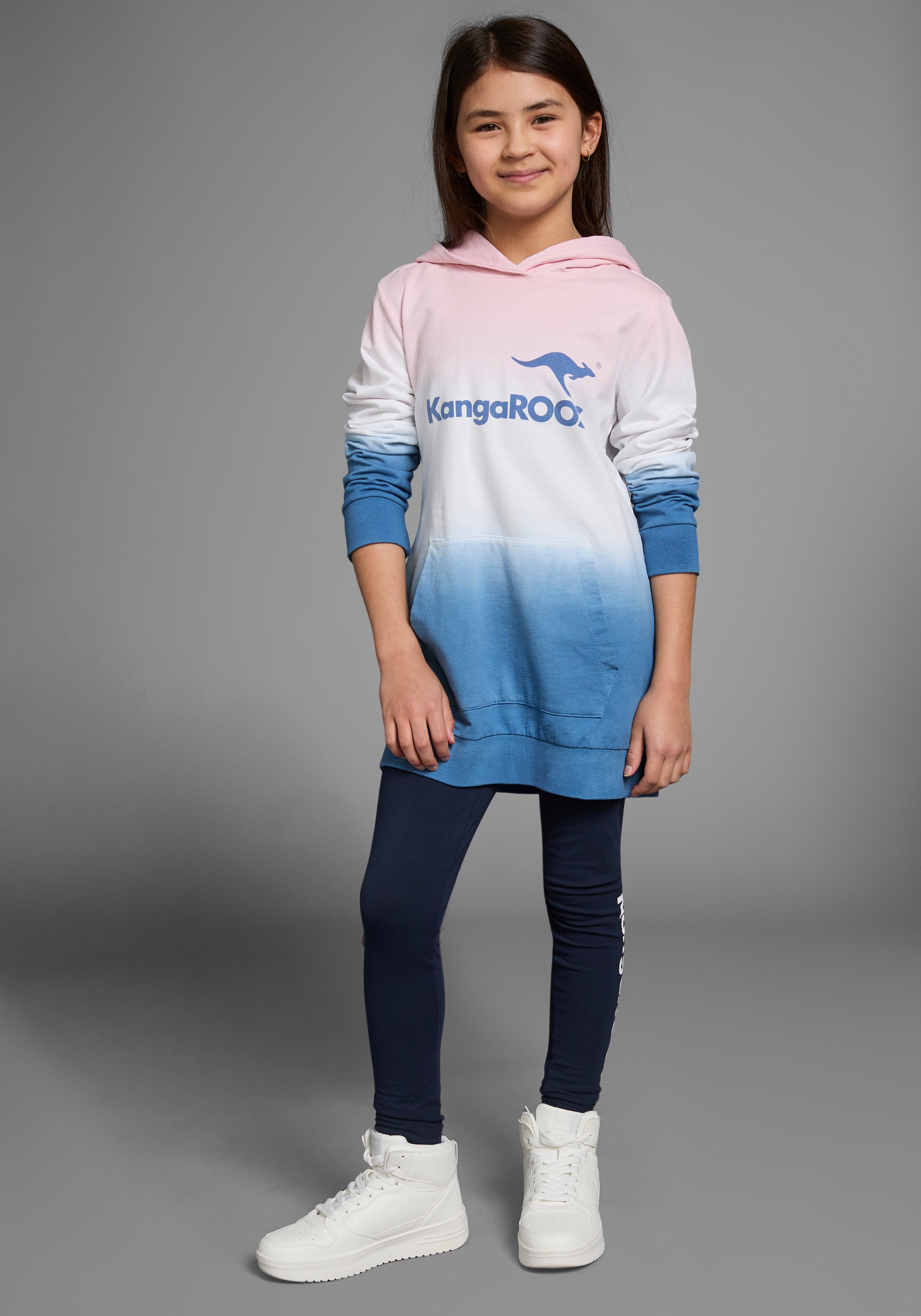 KangaROOS Leggings », Basic Leggings für große und kleine Mädchen«, mit Logodruck