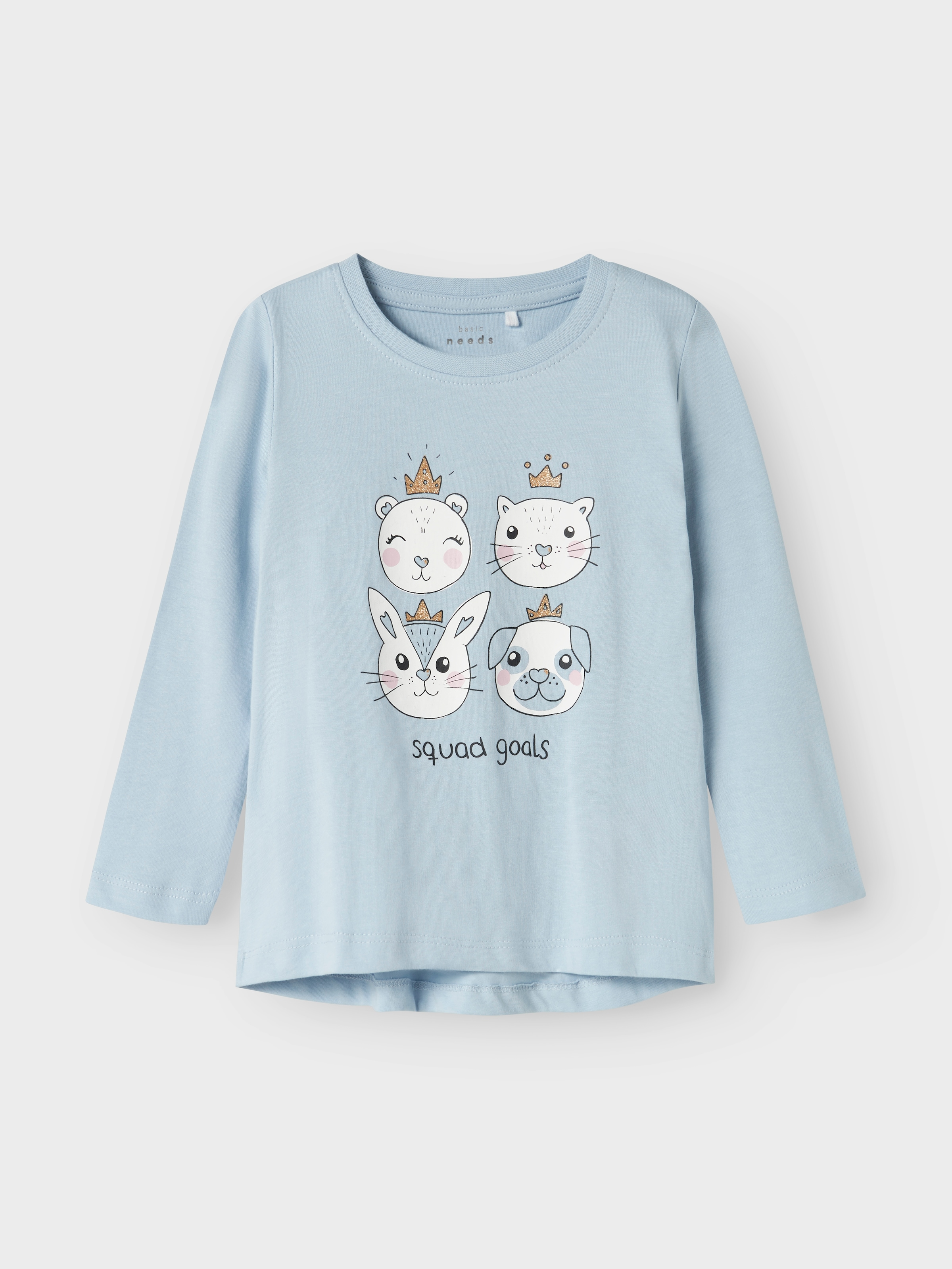 Name It Langarmshirt »NMFVIOLET 2P LS LOOSE TOP«, (Packung, 2 tlg.)
