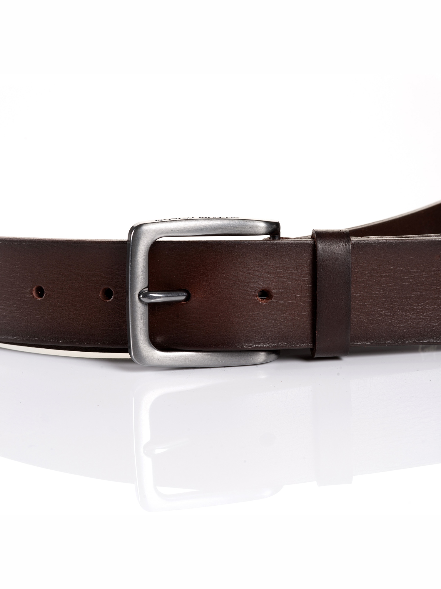 TOM TAILOR Ledergürtel »TTSCOTT«, 3,5 cm breit, Herrengürtel, Jeans und Casual, bis Gr. 120
