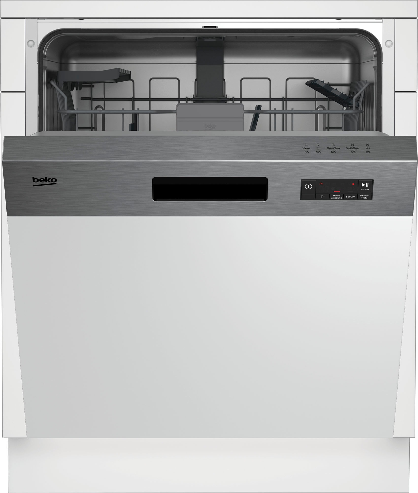 BEKO teilintegrierbarer Geschirrspüler »BDSN15O30X 7688901677«, 14 Maßgedec günstig online kaufen