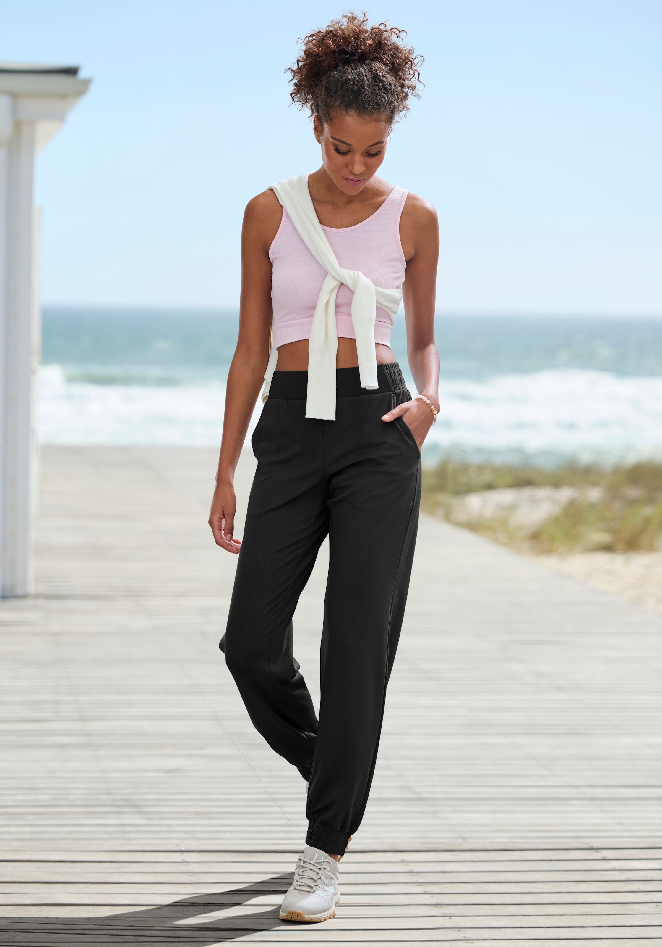 H.I.S Jogger Pants, mit elastischen Bündchen am Beinsaum, Loungewaer