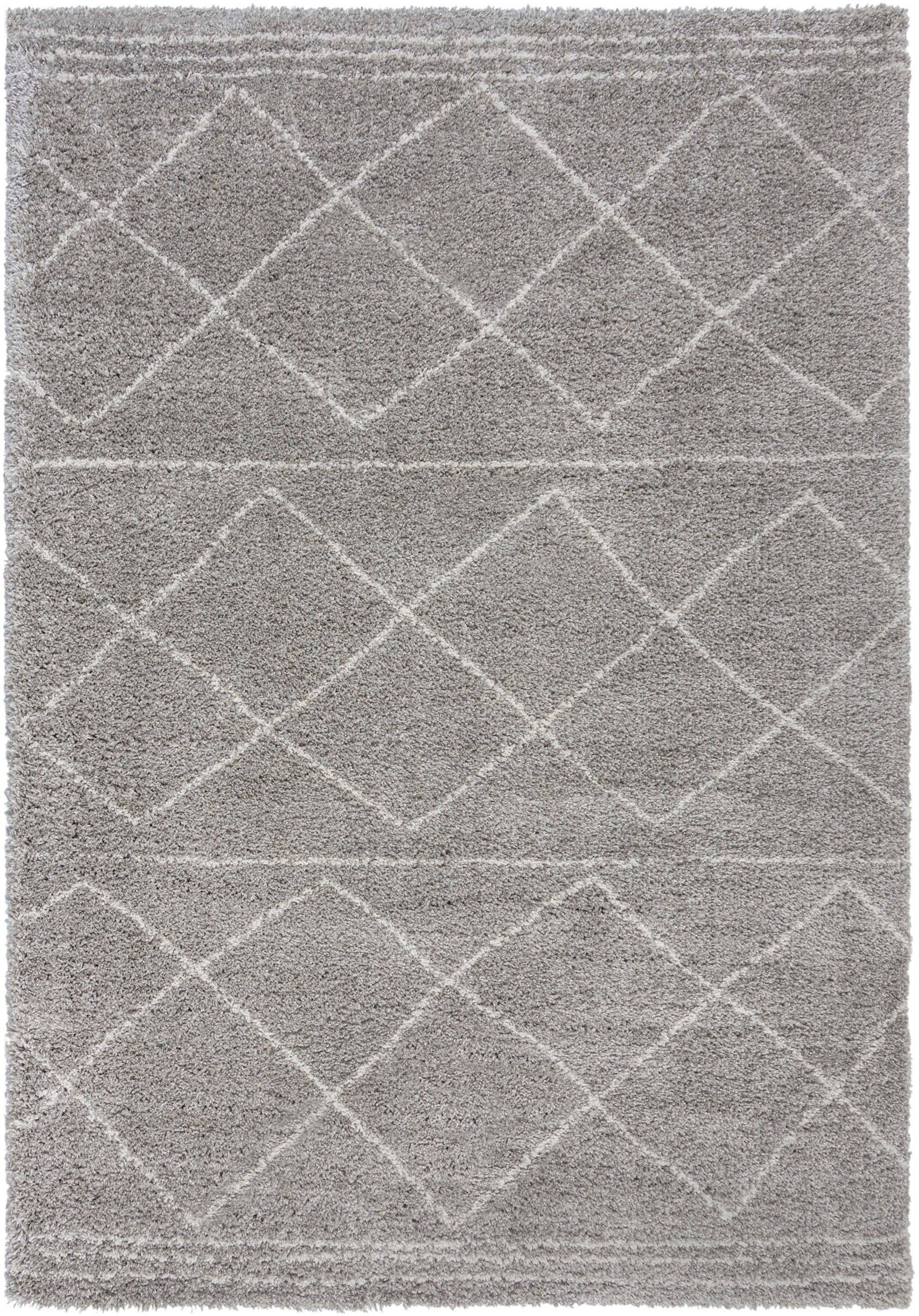 FLAIR RUGS Hochflor-Teppich »Kush Berber«, rechteckig, 30 mm Höhe, geometrisches Muster, im Boho Look