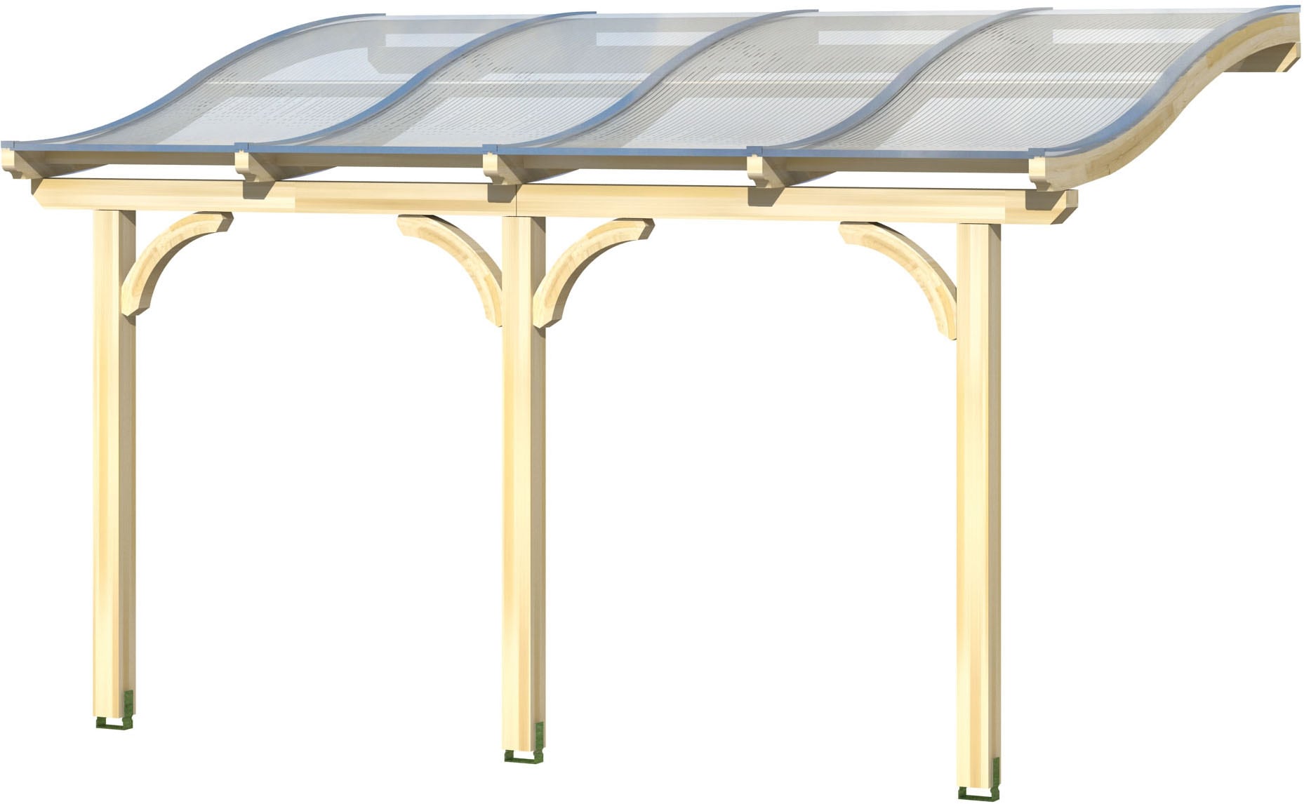 SKANHOLZ Terrassendach »Venezia« Leimholz Natur