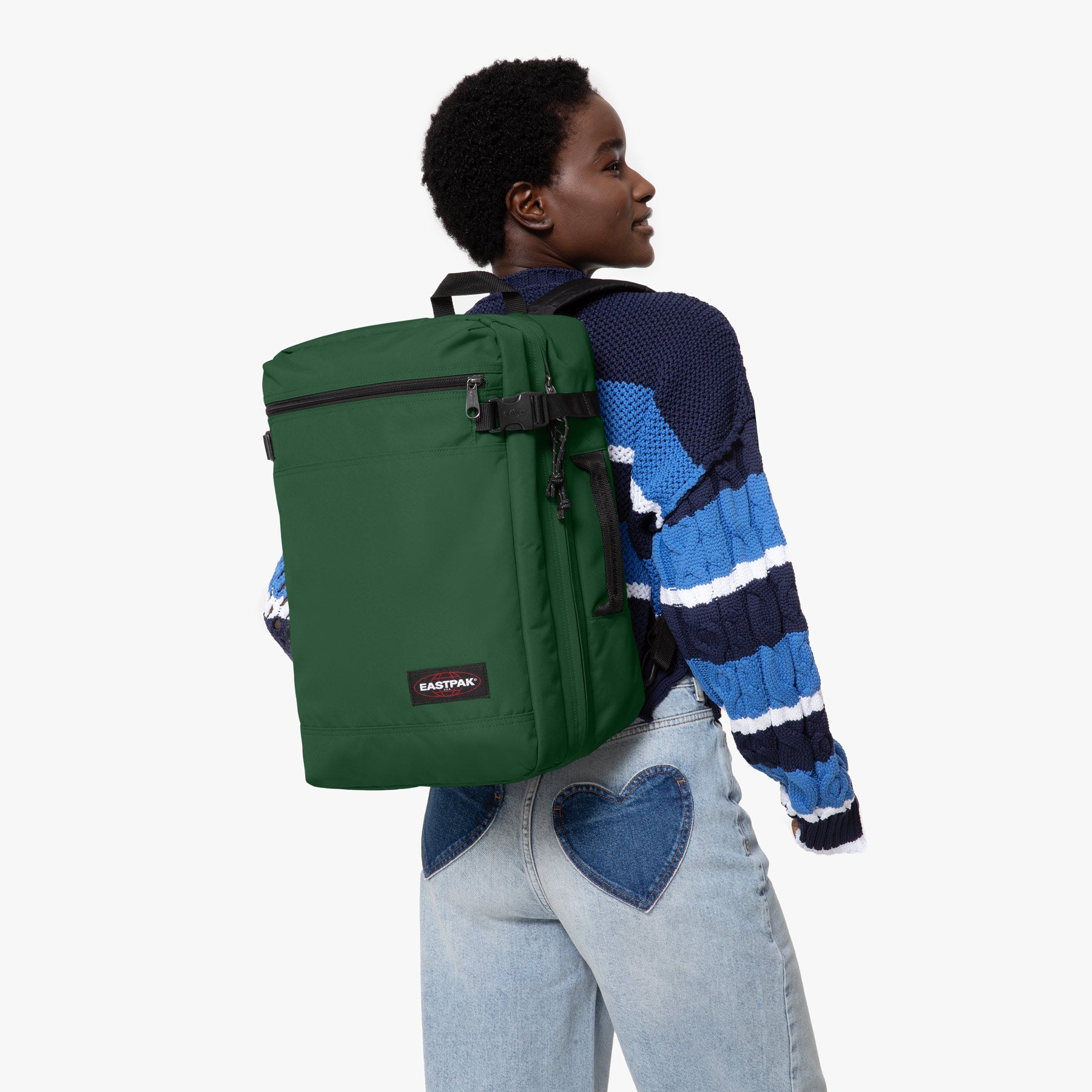 Eastpak Freizeitrucksack »TRANSIT'R PACK Cloth Beige« Reisetasche Sporttasche Reisegepäck Duffle-Tasche