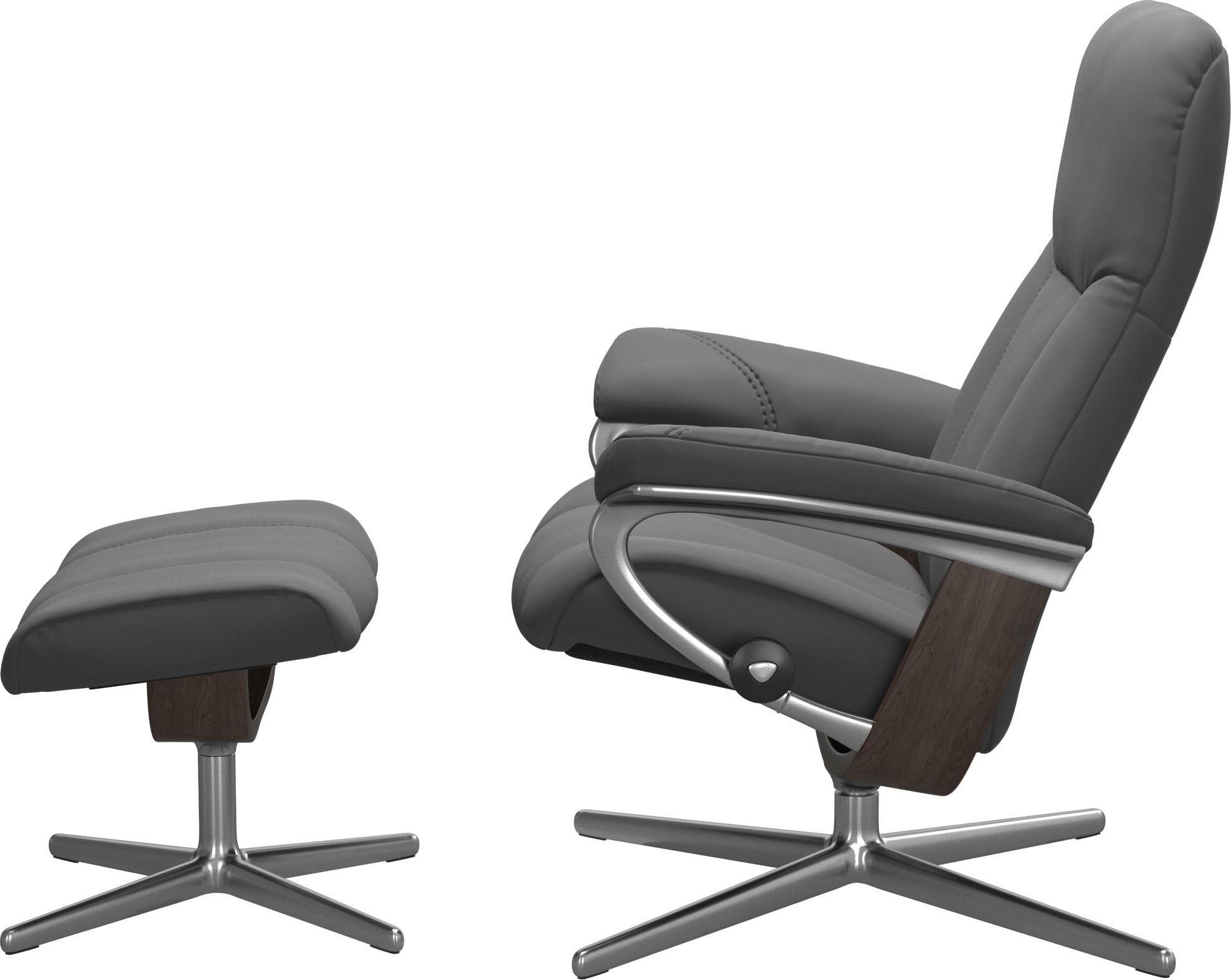 Stressless® Relaxsessel »Consul«, mit Cross Base, Größe S, M & L, Holzakzent Wenge