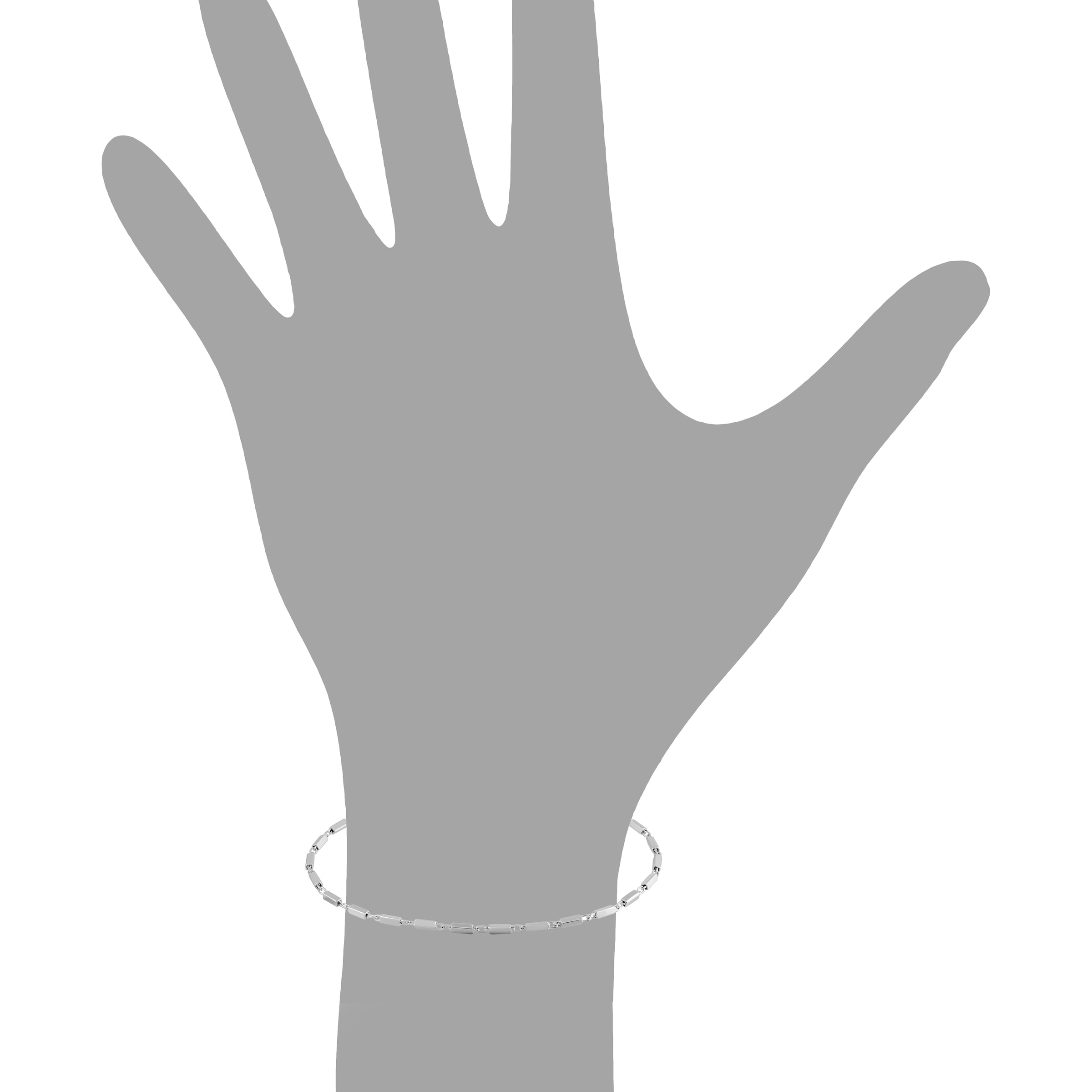 Vivance Armband »925/- Sterling Silber rhodiniert«