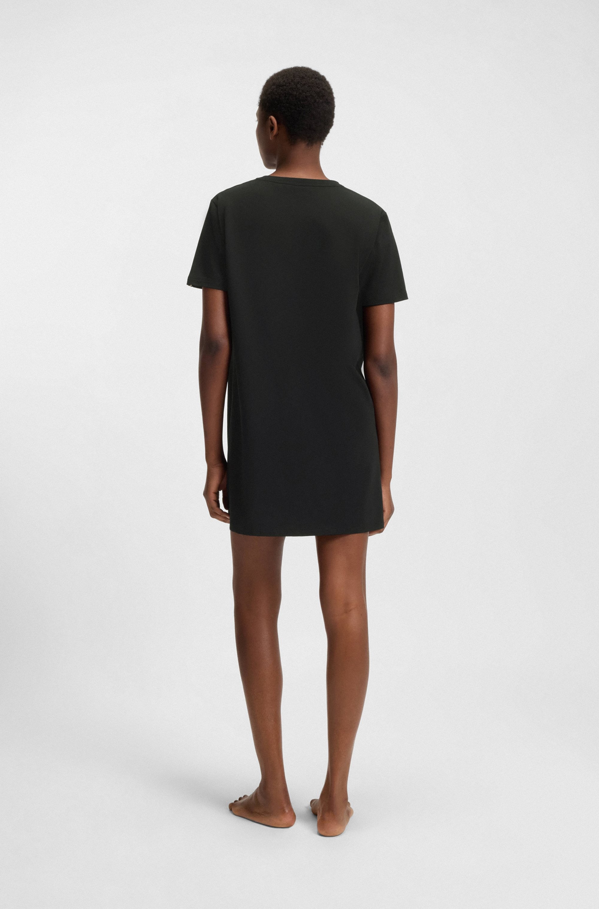 BOSS Nachthemd, weiches Baumwoll Nachtkleid