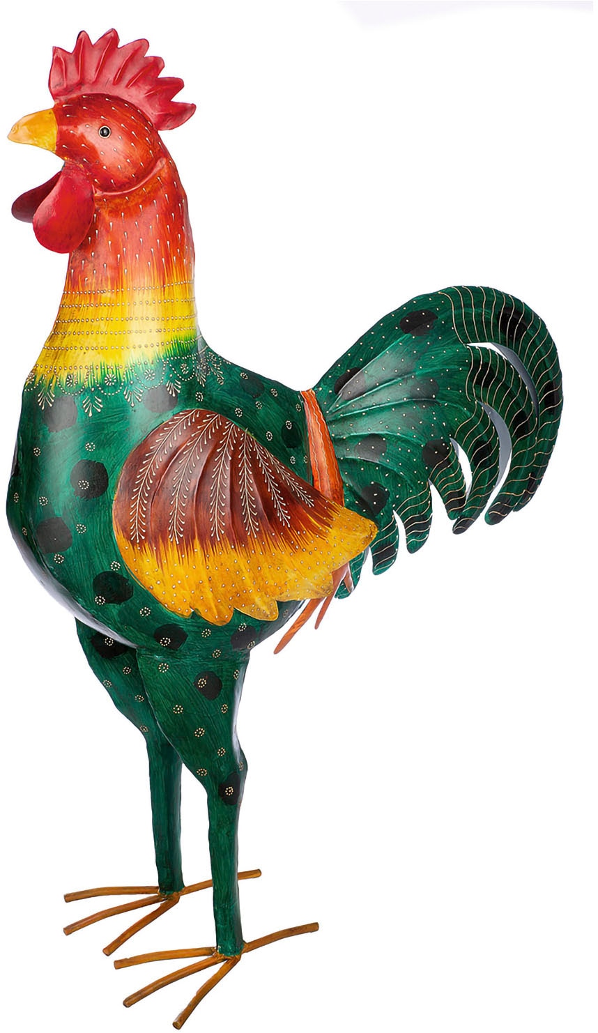 GILDE Gartenfigur »Figur Hahn "Pavarotti"«, (1 St.)