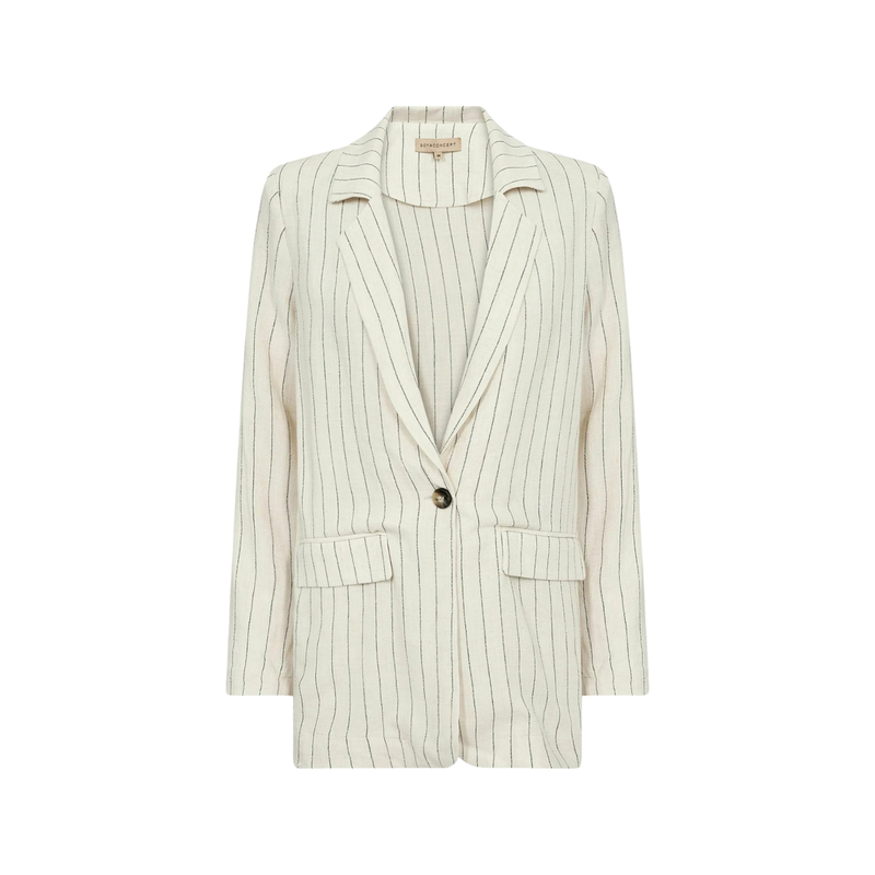 SOYACONCEPT Blusenblazer »Soya Concept Blazer SC-POULA 3« 1620C CREAM COMBI 46 46 Klassisch und modern – ideal für Business und Freizeit